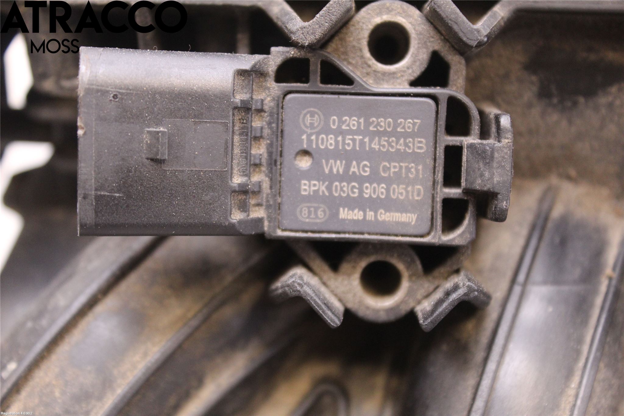 Volkswagen VW GOLF VI 09-13 Grenrör Insug
