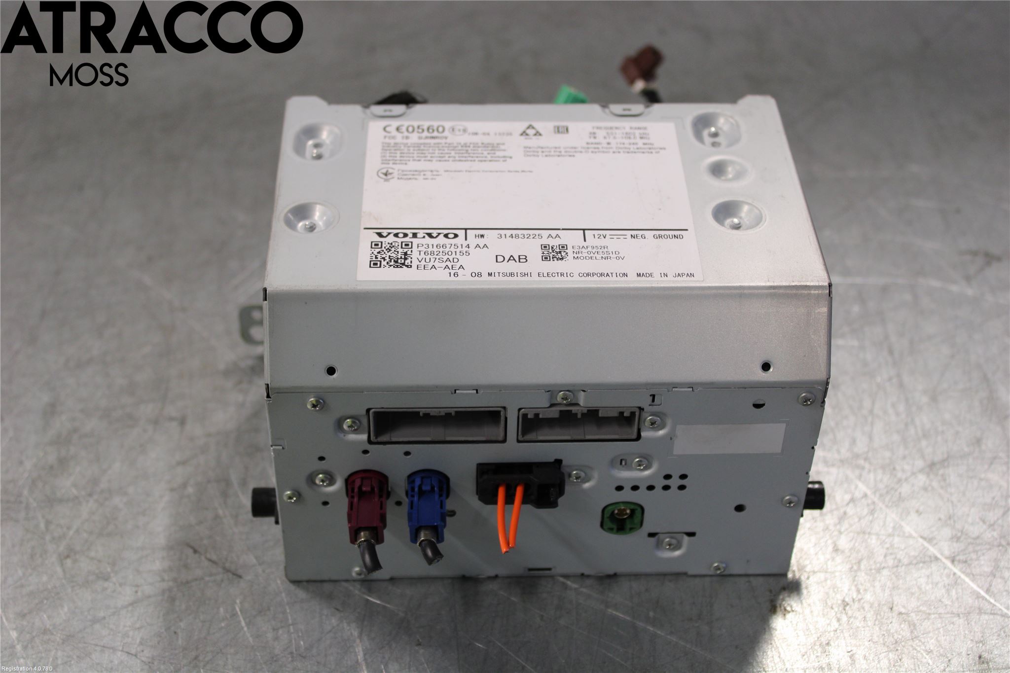 Volvo XC90/RECHARGE 16- Cd Radio - Multimediapanel