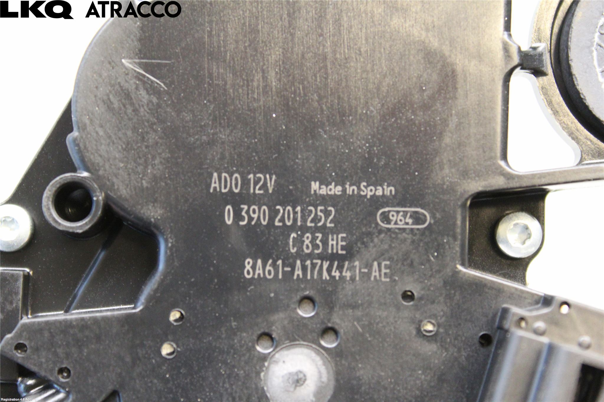 Ford FIESTA 13-17 Torkarmotor Baklucka