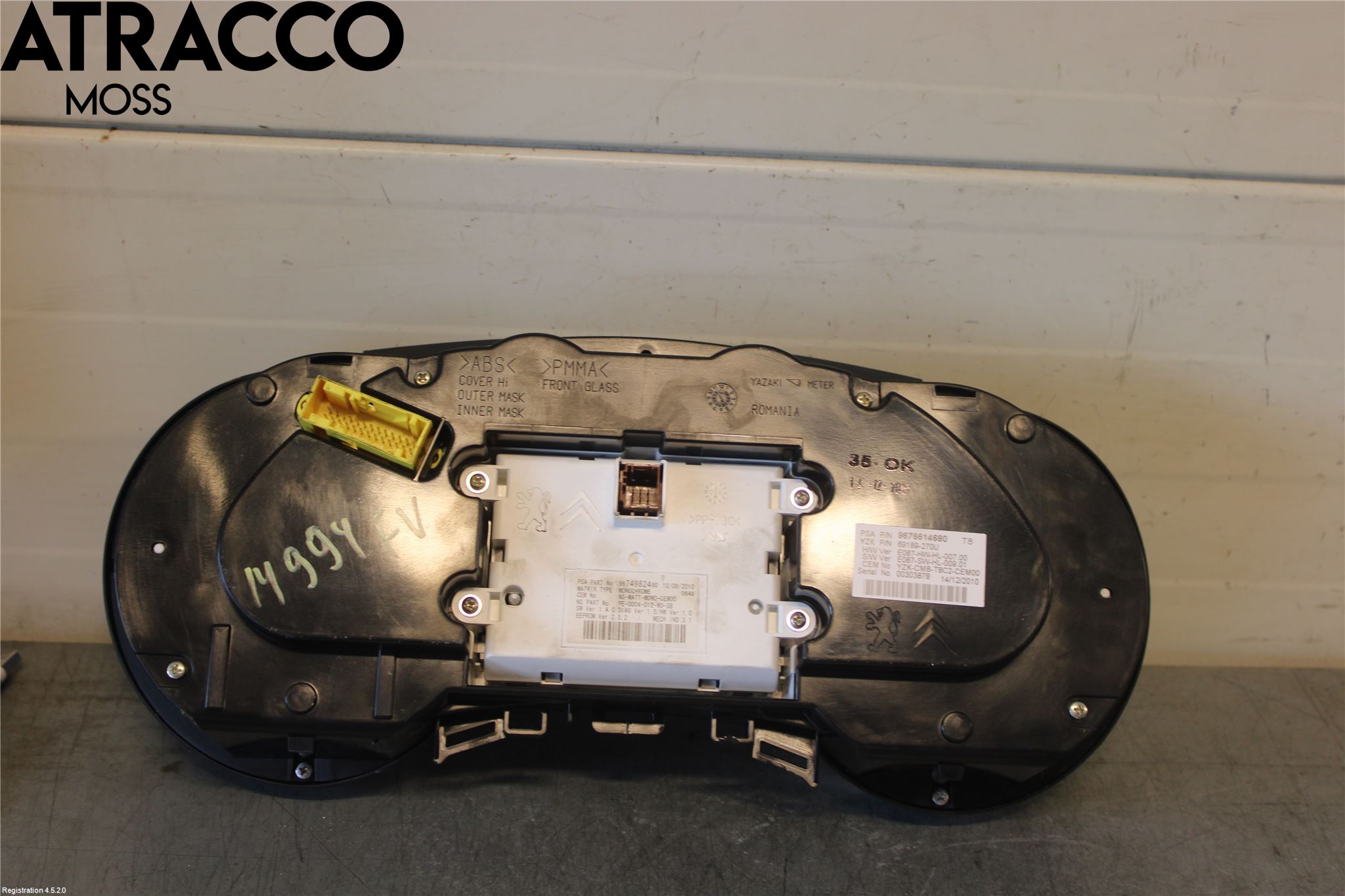 Peugeot 3008 09-16 Instrument Komb