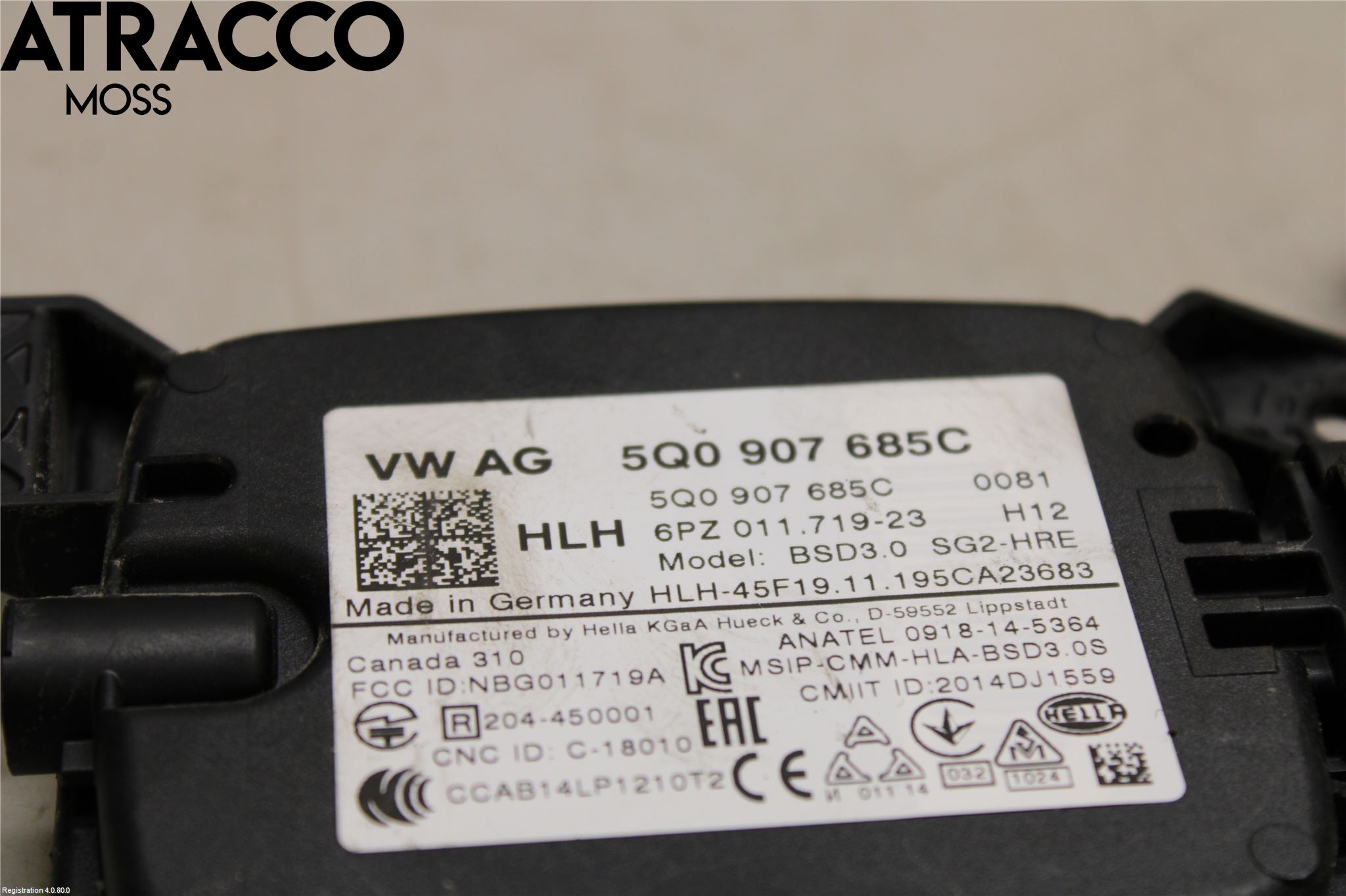 Volkswagen VW GOLF / E-GOLF VII 13-20 Sensor Aktivt Kollisionsskydd