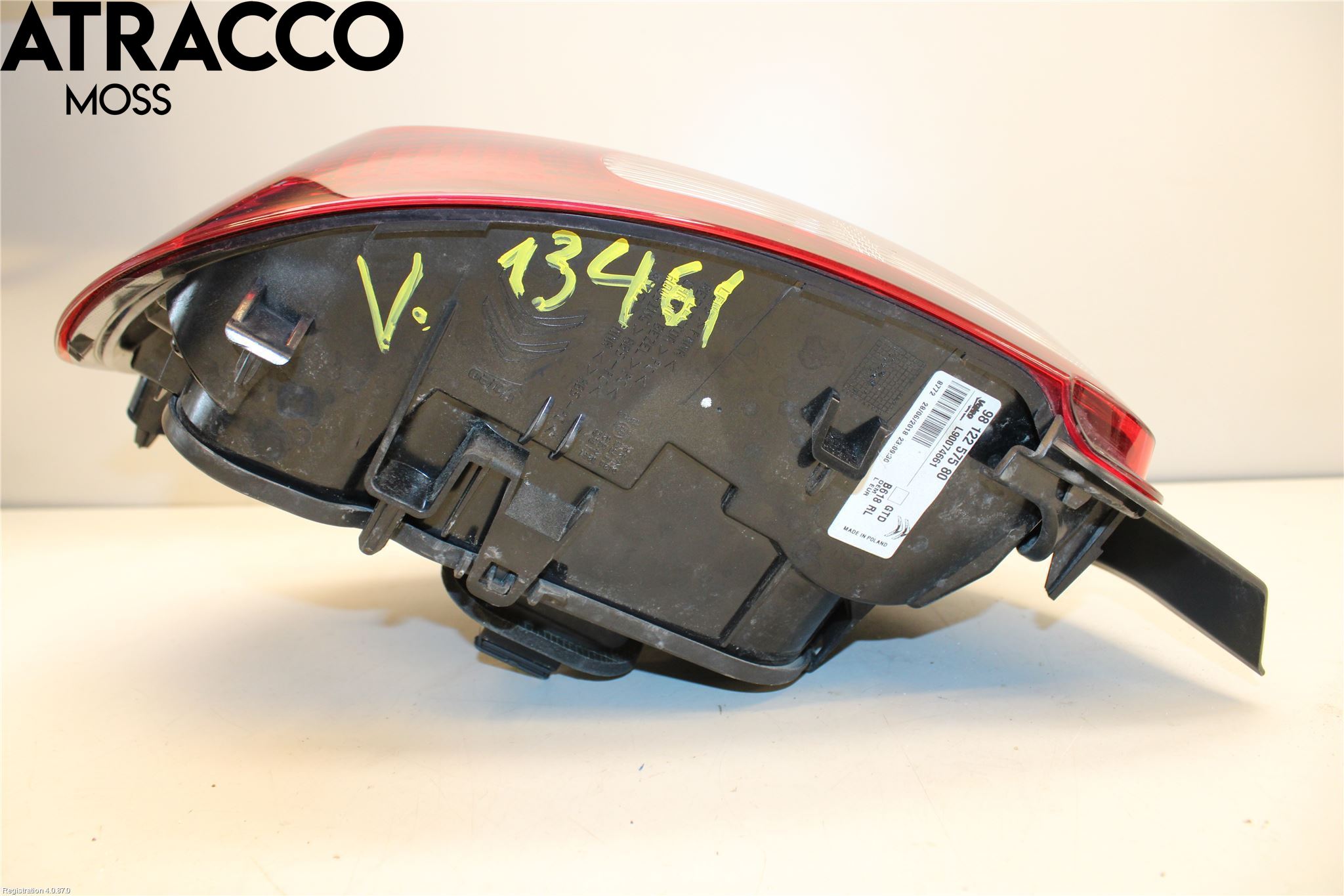 Citroen C3 AIRCROSS 18-23 Bakljus Vänster