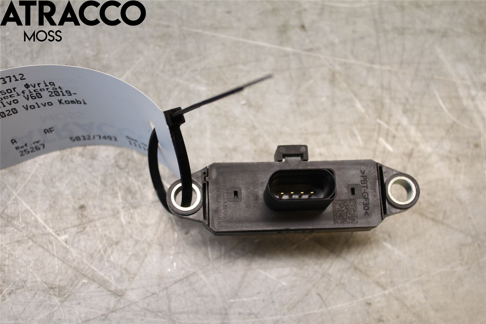 Volvo V60 19- Sensor Övrigt
