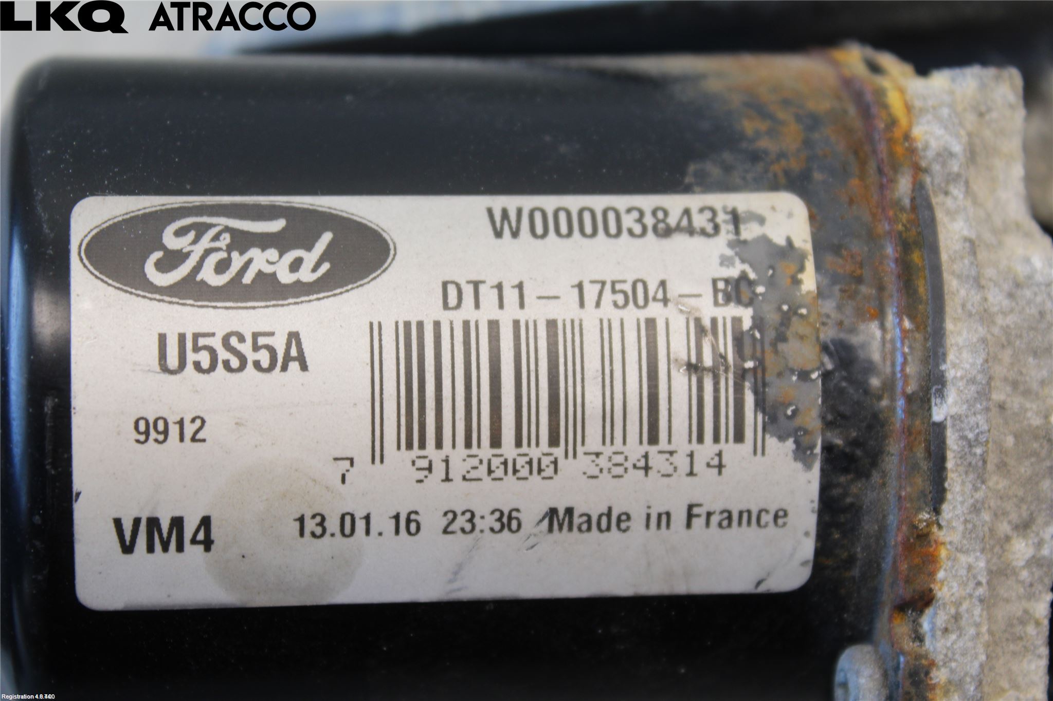 Ford TRANSIT/TOURNEO CONNECT 13-22 Torkarmotor Vindruta