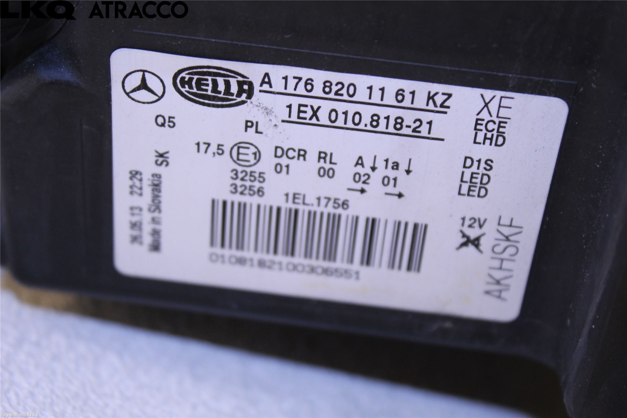 Mercedes-Benz MB A-KLASS (W176) 13-18 Strålkastare Vänster
