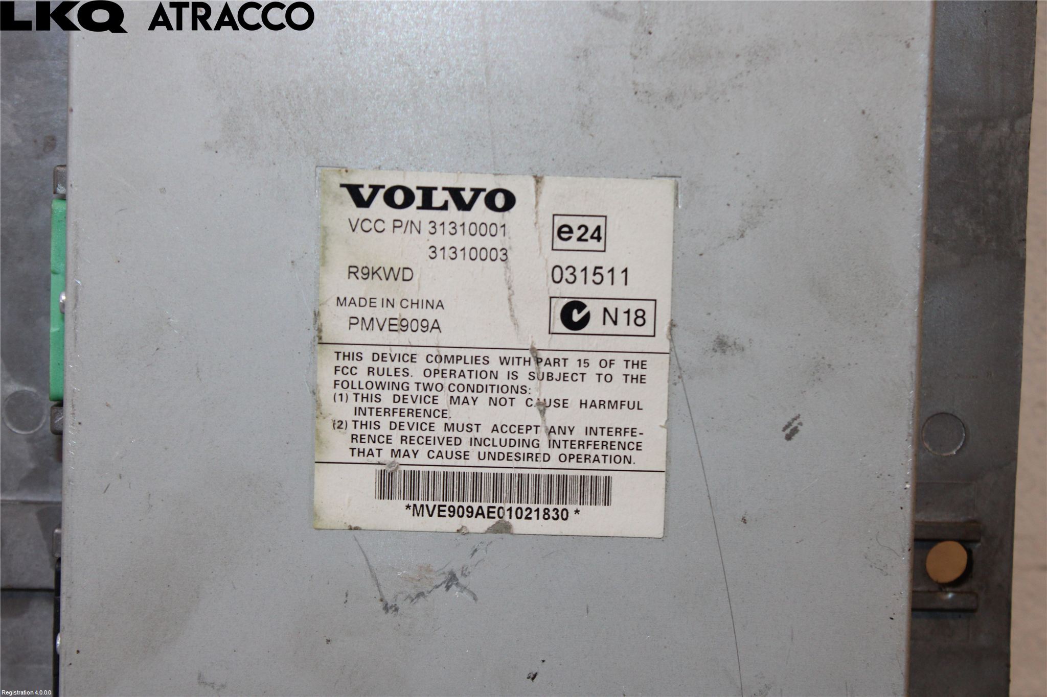 Volvo V50 08-12 Radio-Stereo Förstärkare