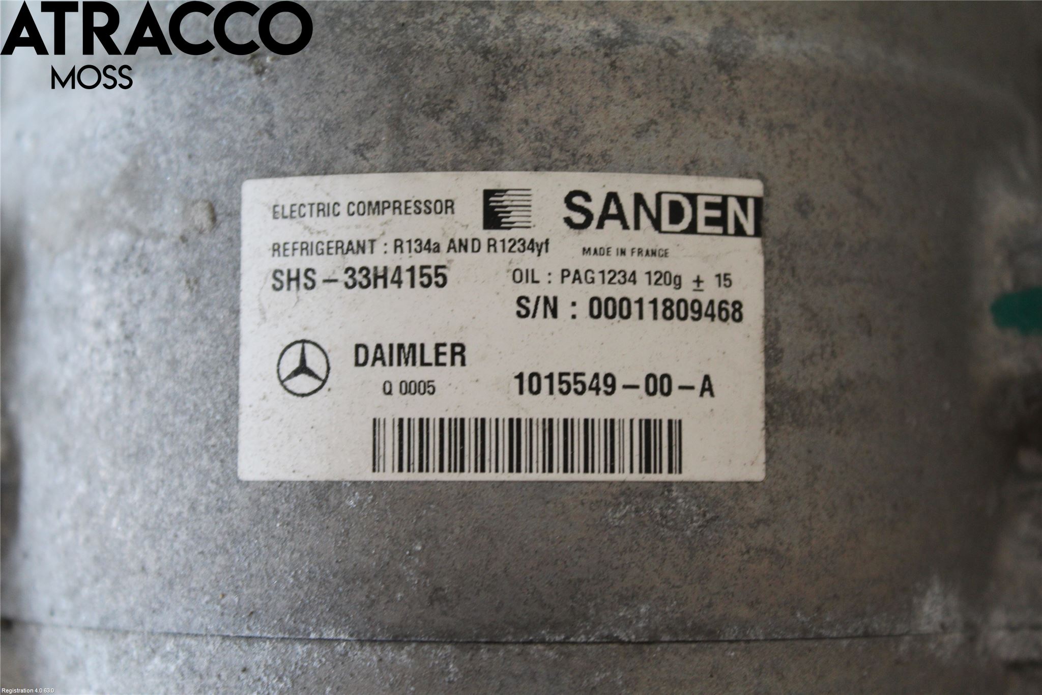 Mercedes-Benz MB B-KLASS (W246/W242) 12-19 Ac Kompressor