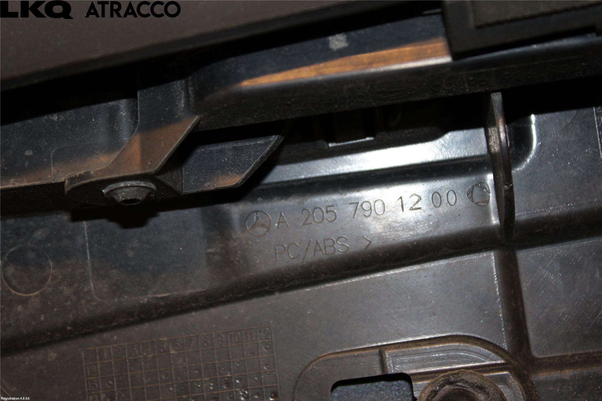 Mercedes-Benz MB C-KLASS (W205) 14-21 Spoiler Baklucka
