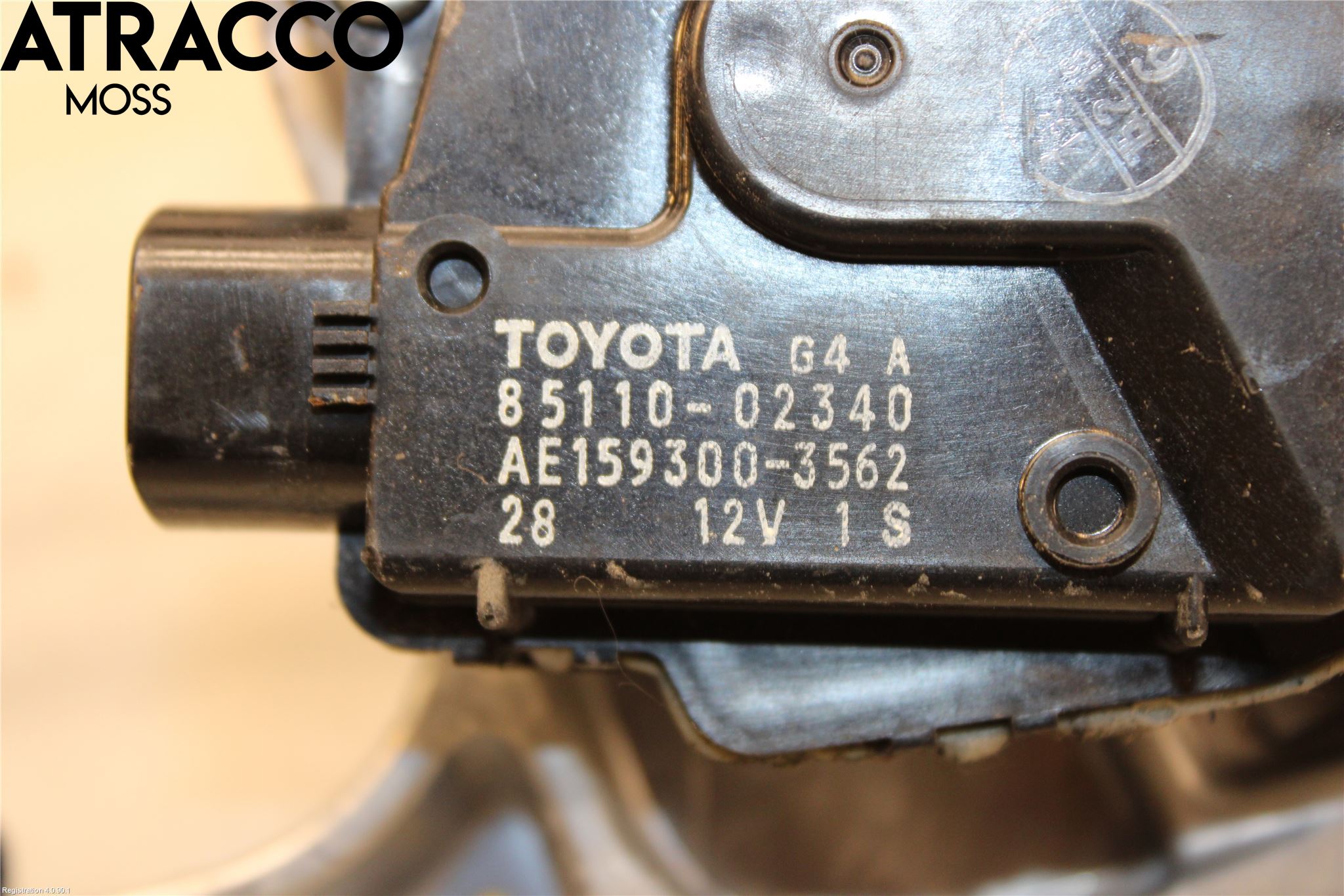 Toyota AURIS 13-19 Torkarmotor Vindruta