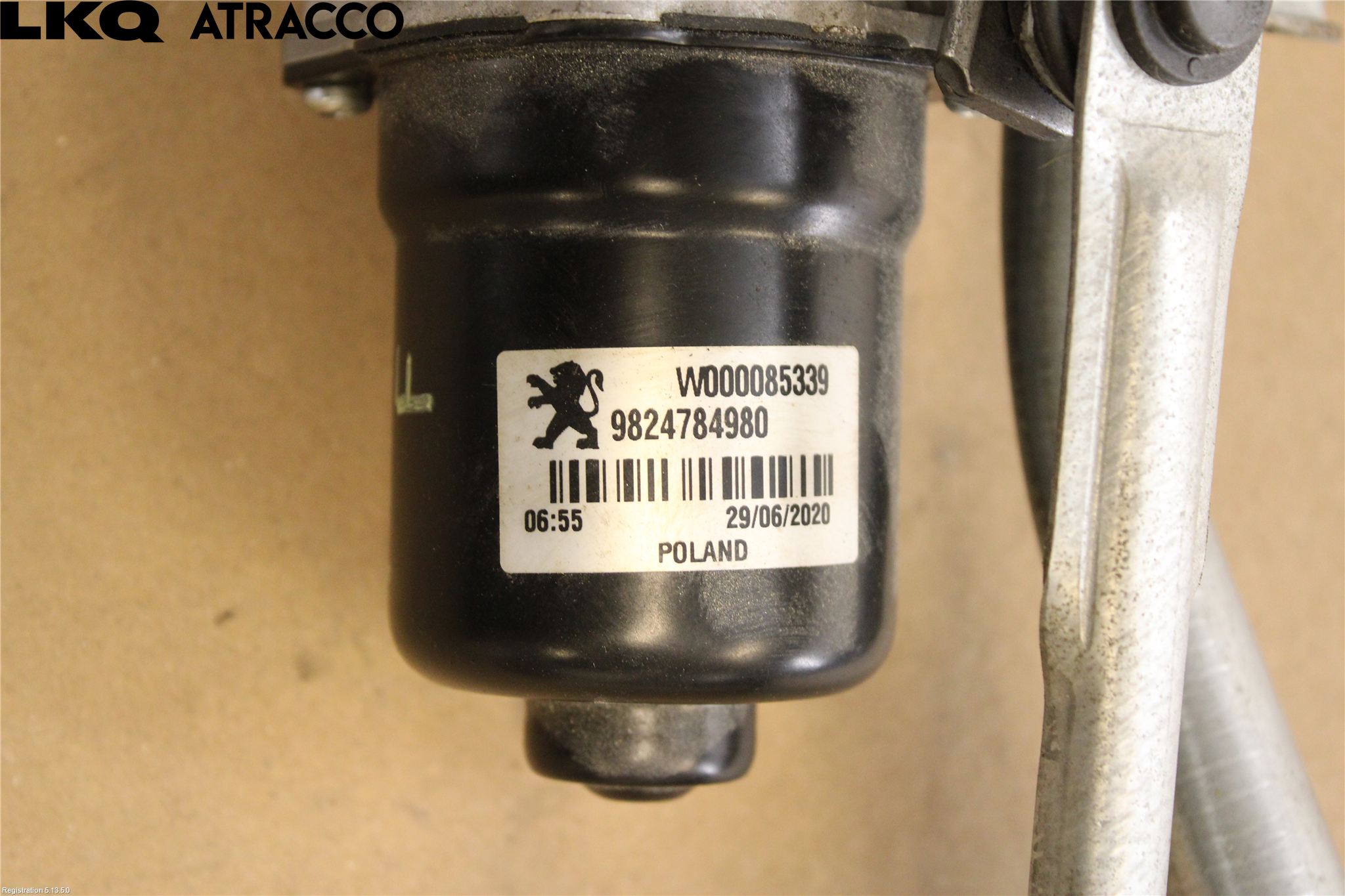 Peugeot 208/E-208 20- Torkarmotor Vindruta