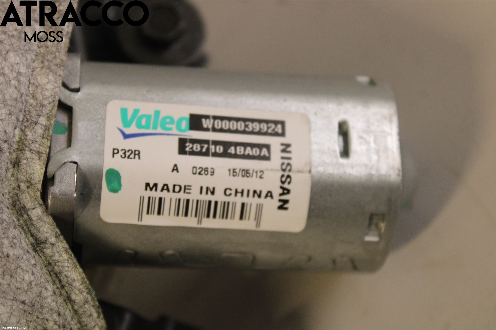 Nissan X-TRAIL 14-21 Torkarmotor Baklucka