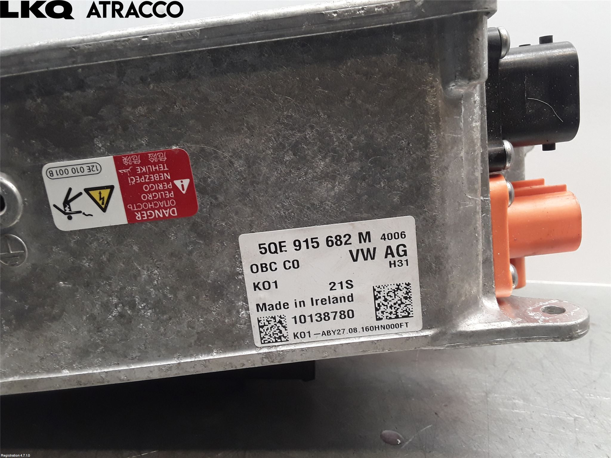 Volkswagen VW PASSAT 15-19 Batteriladdare Högspänning