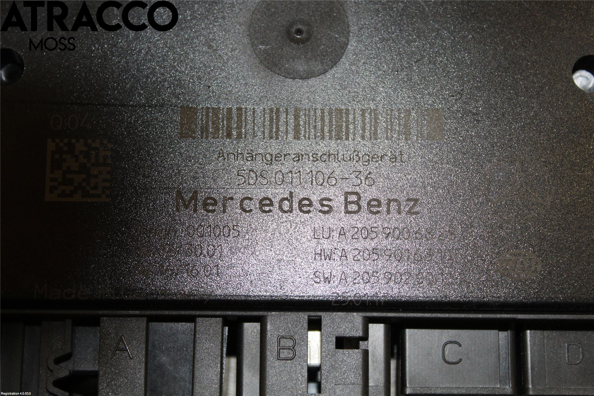 Mercedes-Benz MB C-KLASS (W205) 14-21 Styrenhet Dragkrok