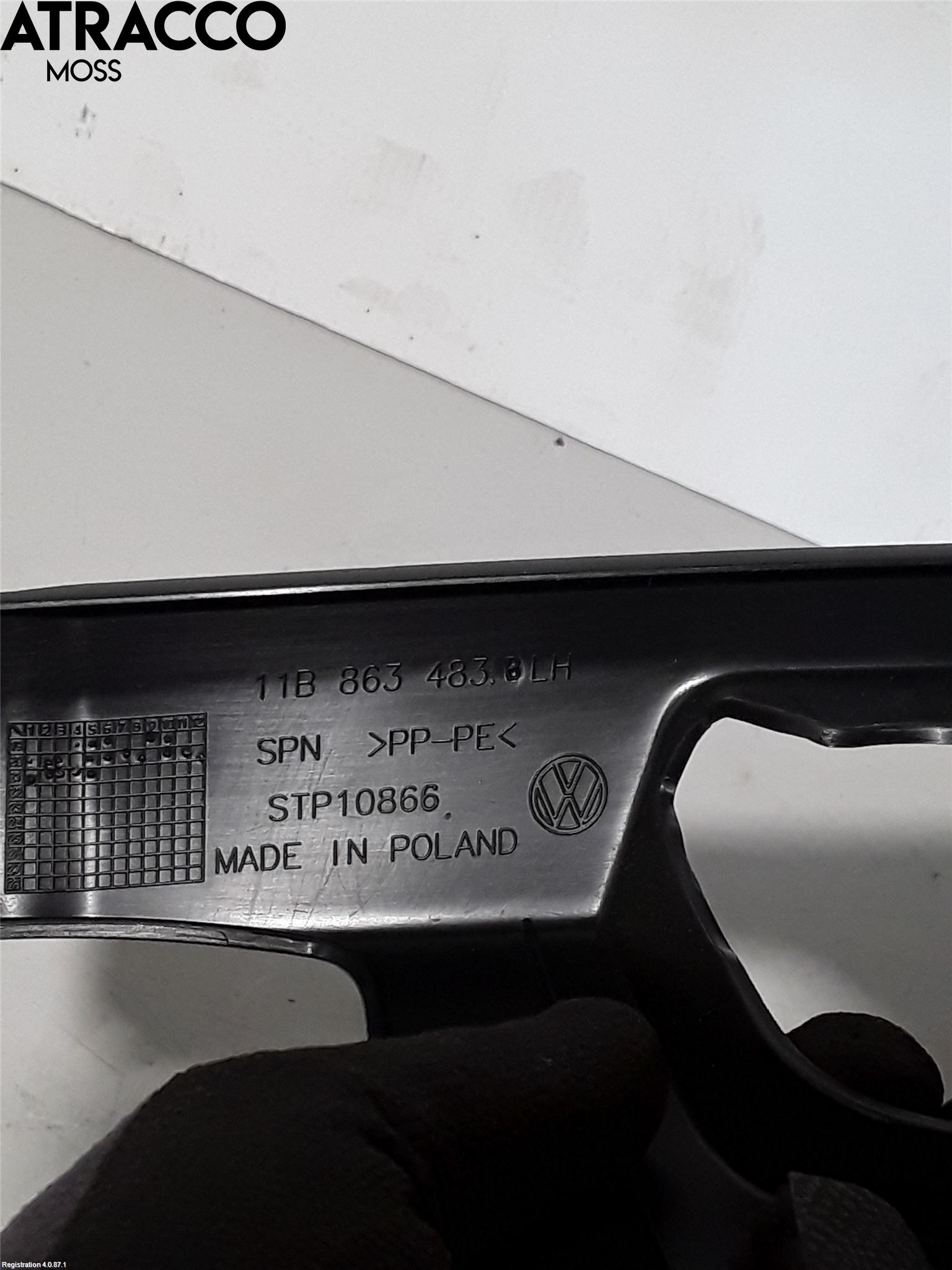 Volkswagen VW ID.4 21- Inr Plastd A-B-C Stolpe