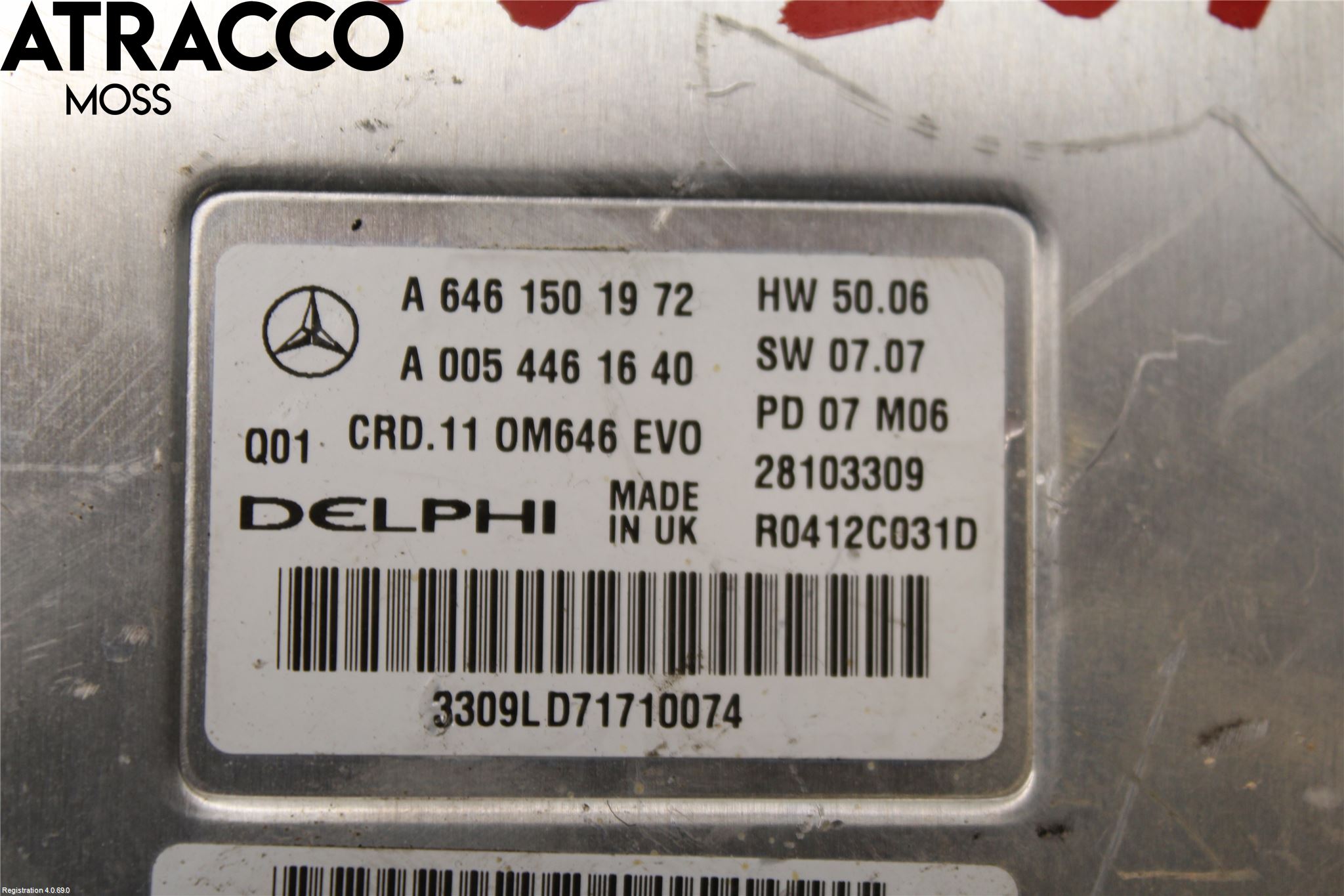 Mercedes-Benz MB C-KLASS (W204) 07-15 Styrenhet Insprut Bensin