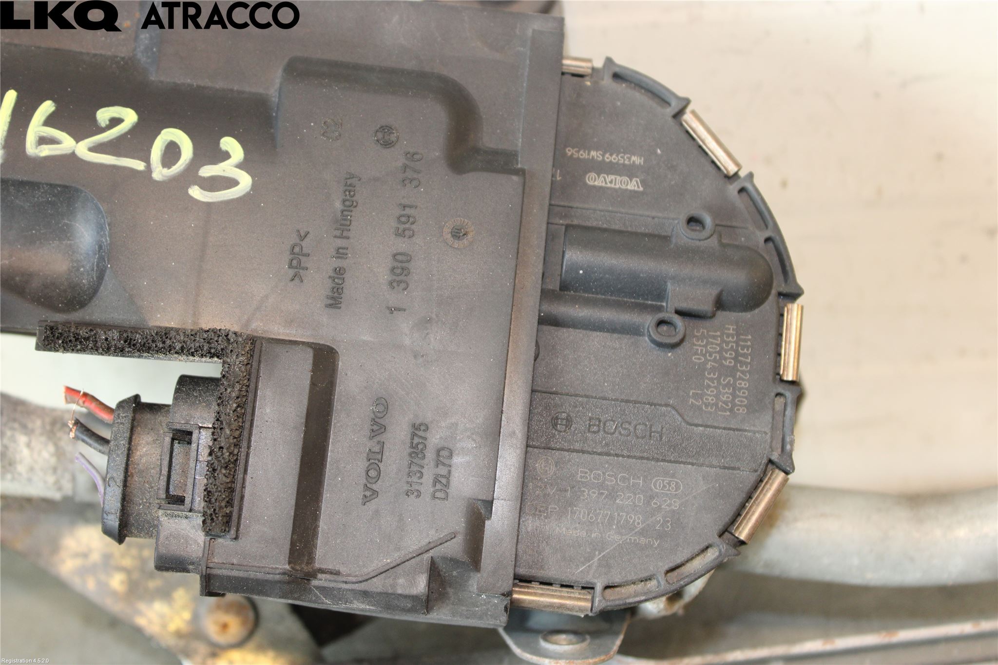 Volvo V40 12-19 Torkarmotor Vindruta