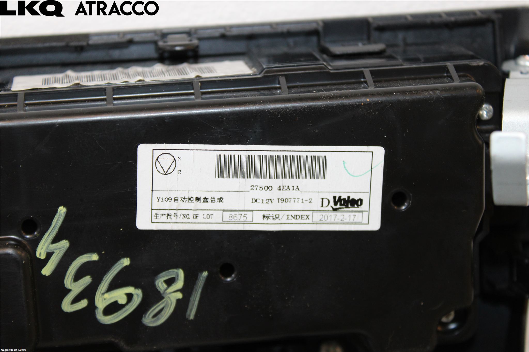 Nissan QASHQAI 14-17 Ac Styrenhet Ac Manöveren