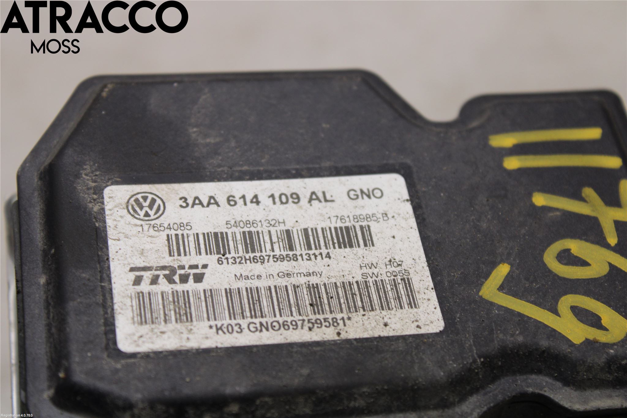 Volkswagen VW PASSAT 11-14 Abs Hydraulaggregat