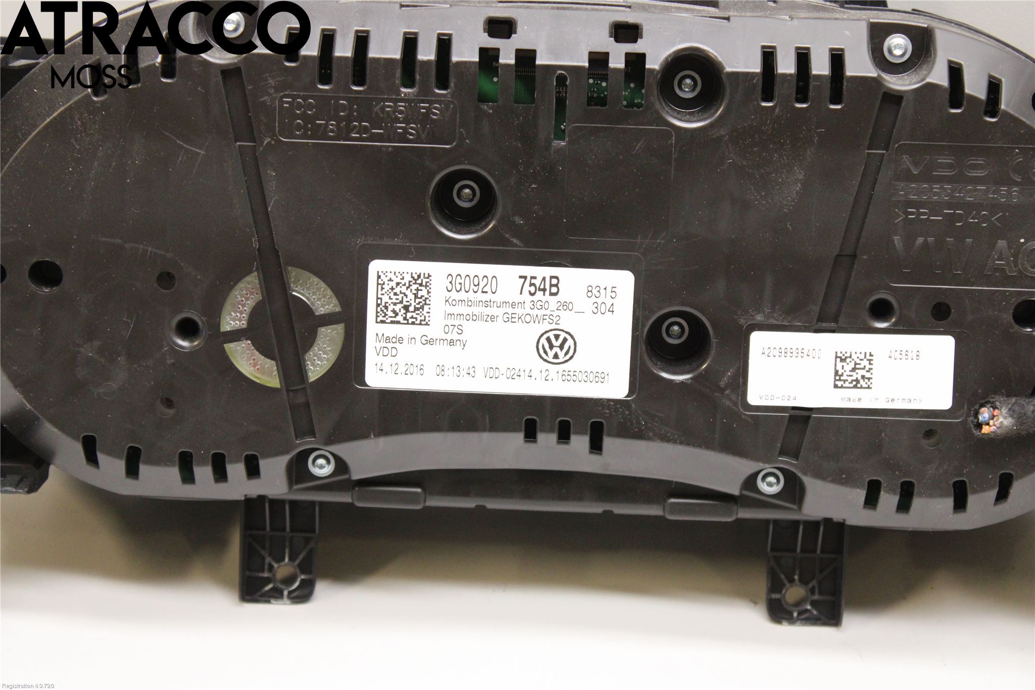 Volkswagen VW PASSAT 15-19 Instrument Komb