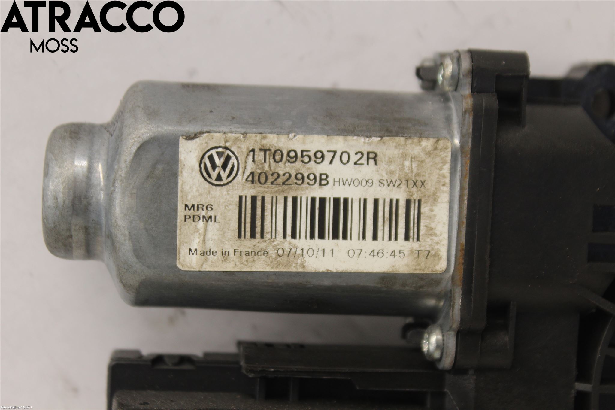 Volkswagen VW TOURAN 10-15 Fönsterhissmotor
