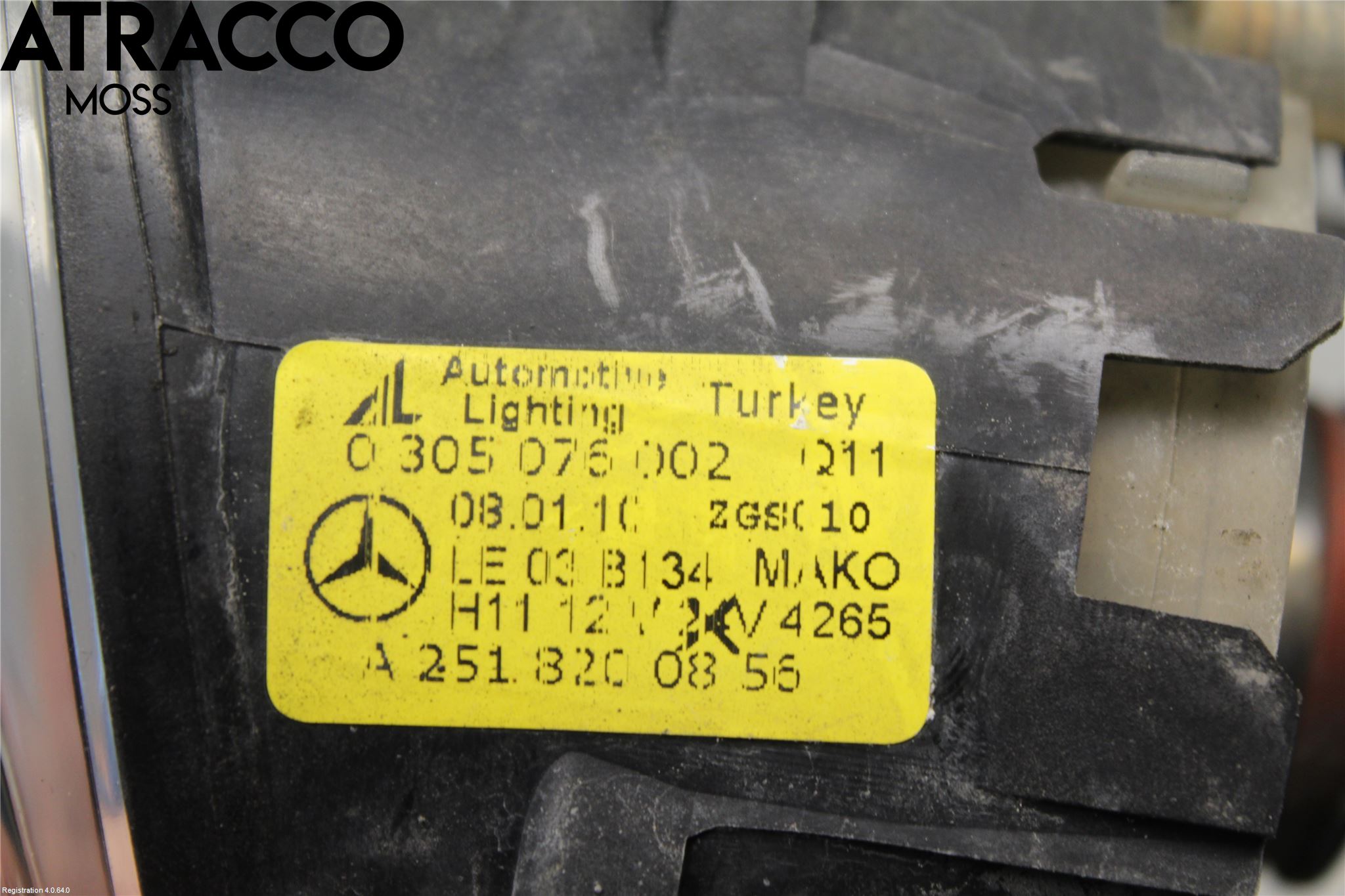 Mercedes-Benz MB A-KLASS (W169) 04-12 Dimljus-Varselljus Fram