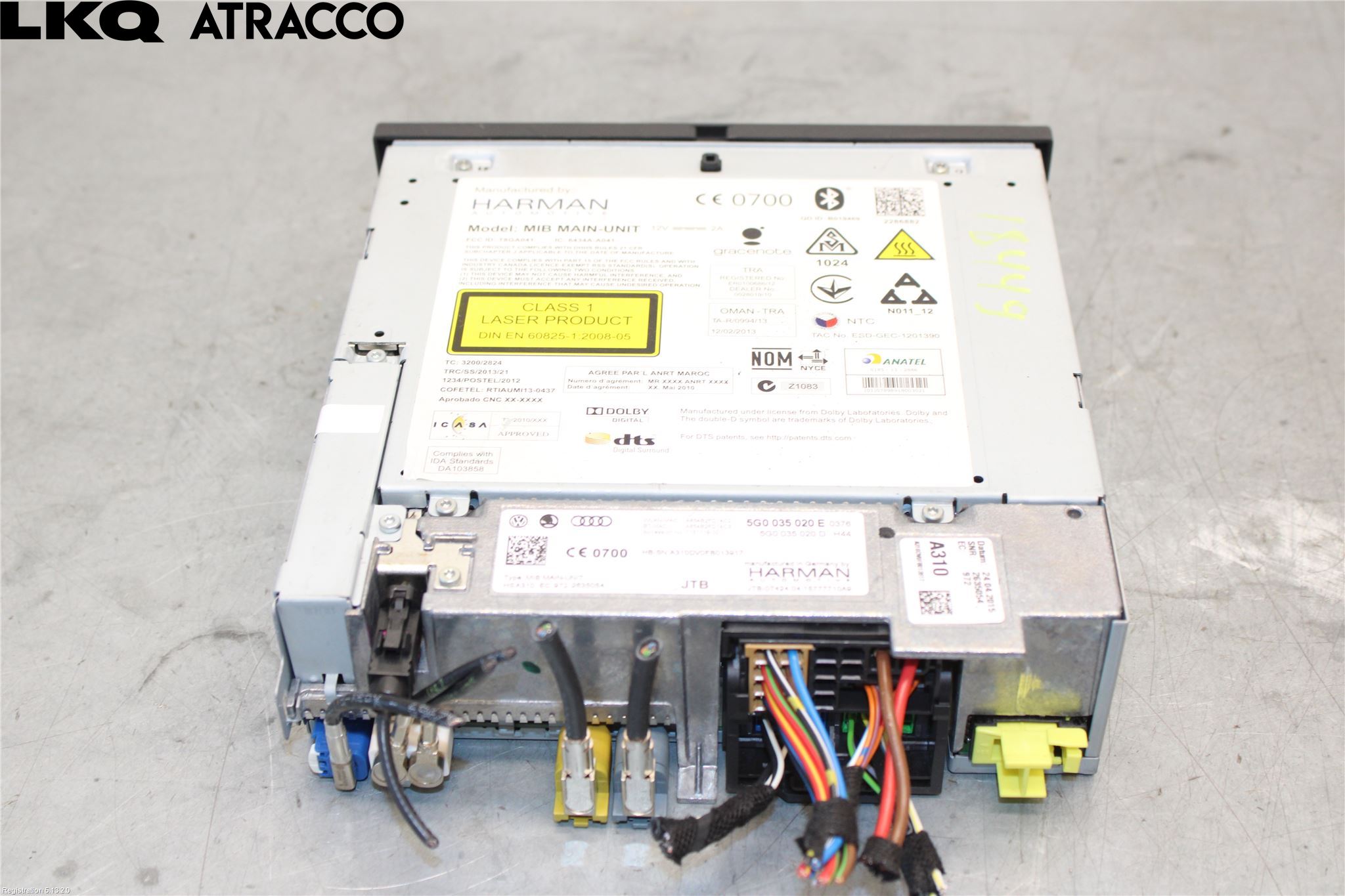 Volkswagen VW GOLF / E-GOLF VII 13-20 Radio
