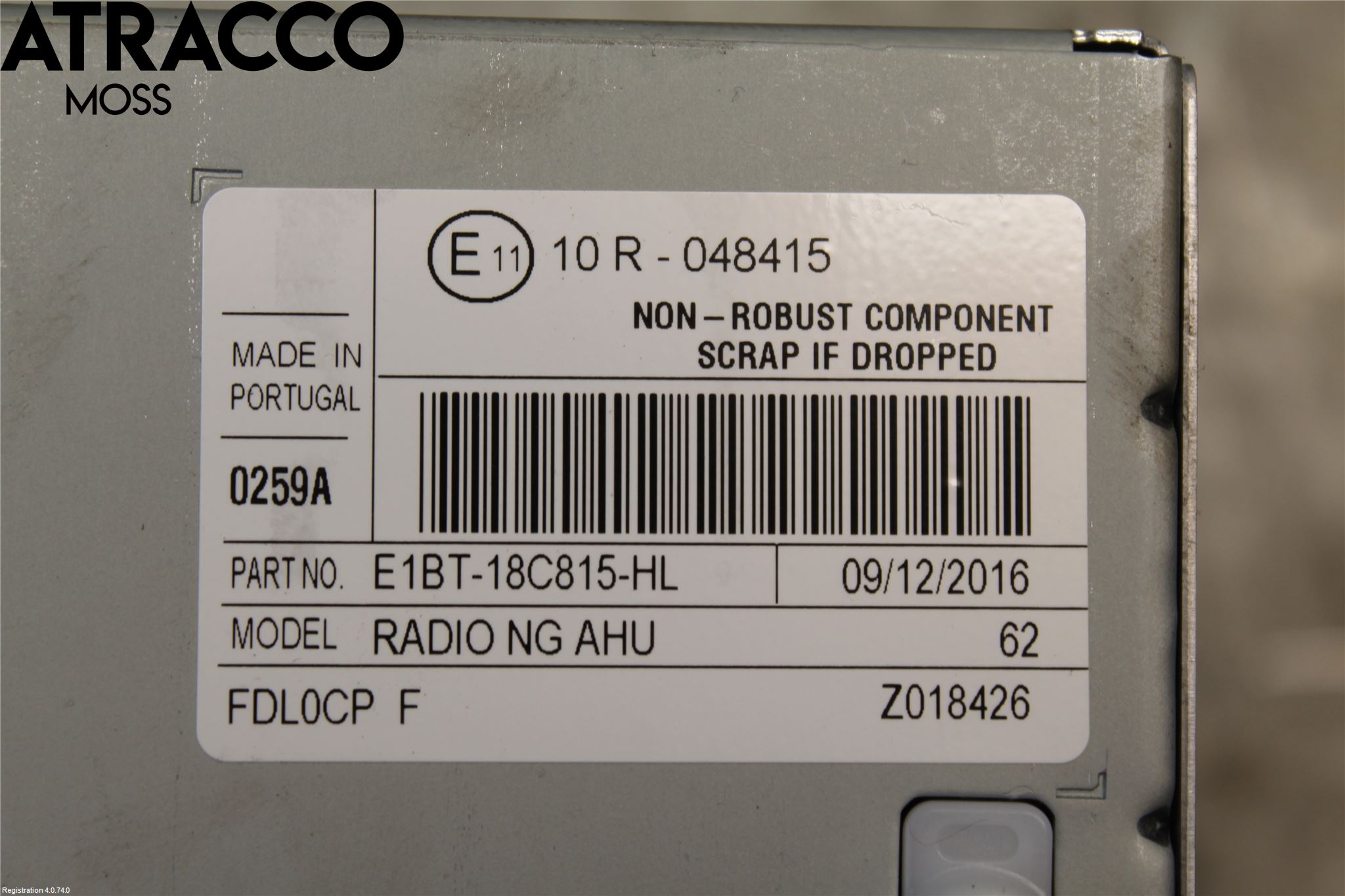 Ford FIESTA 13-17 Cd Radio - Multimediapanel
