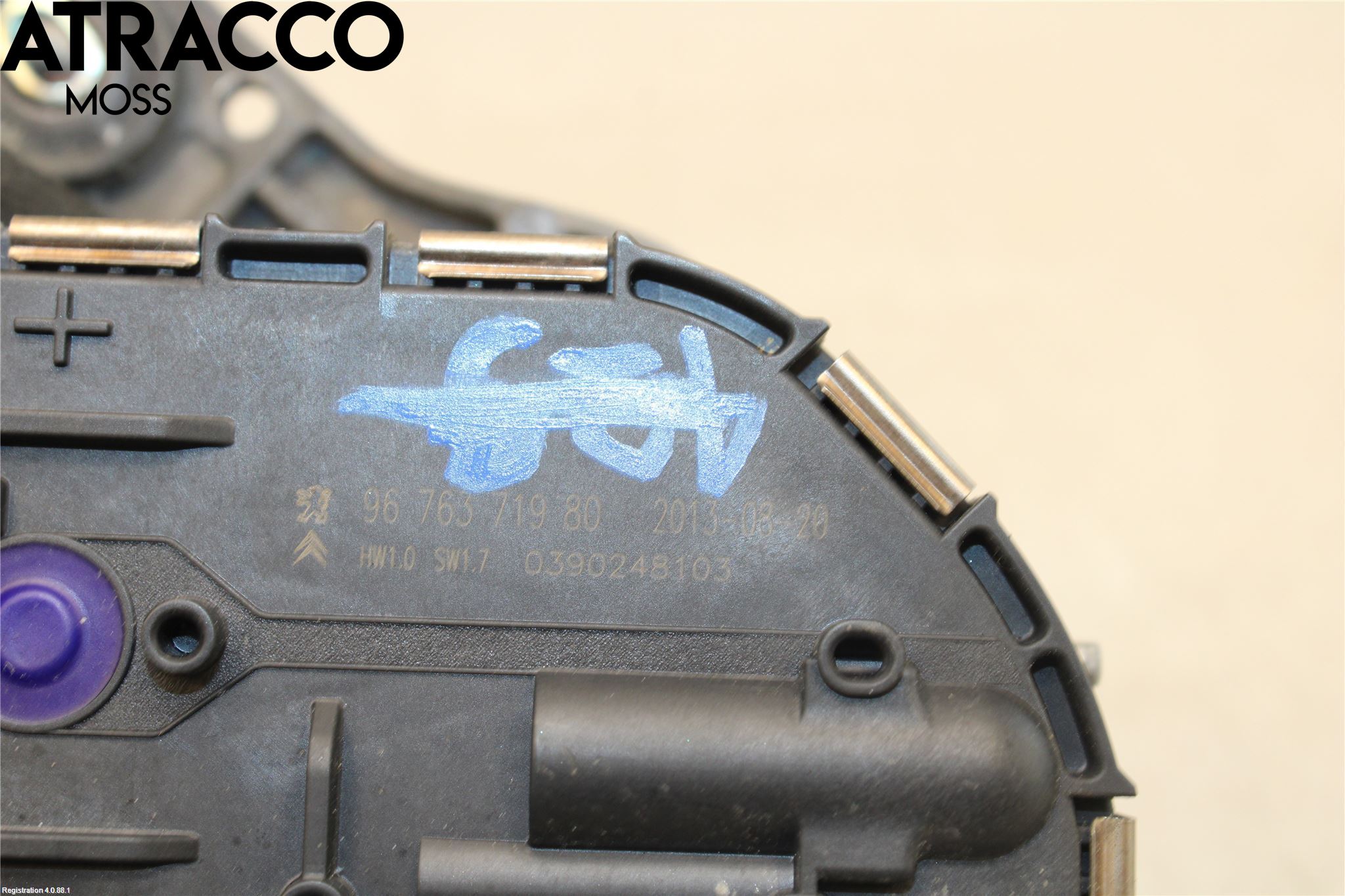 Citroen C4 GRAND PICASSO 14-18 Torkarmotor Vindruta