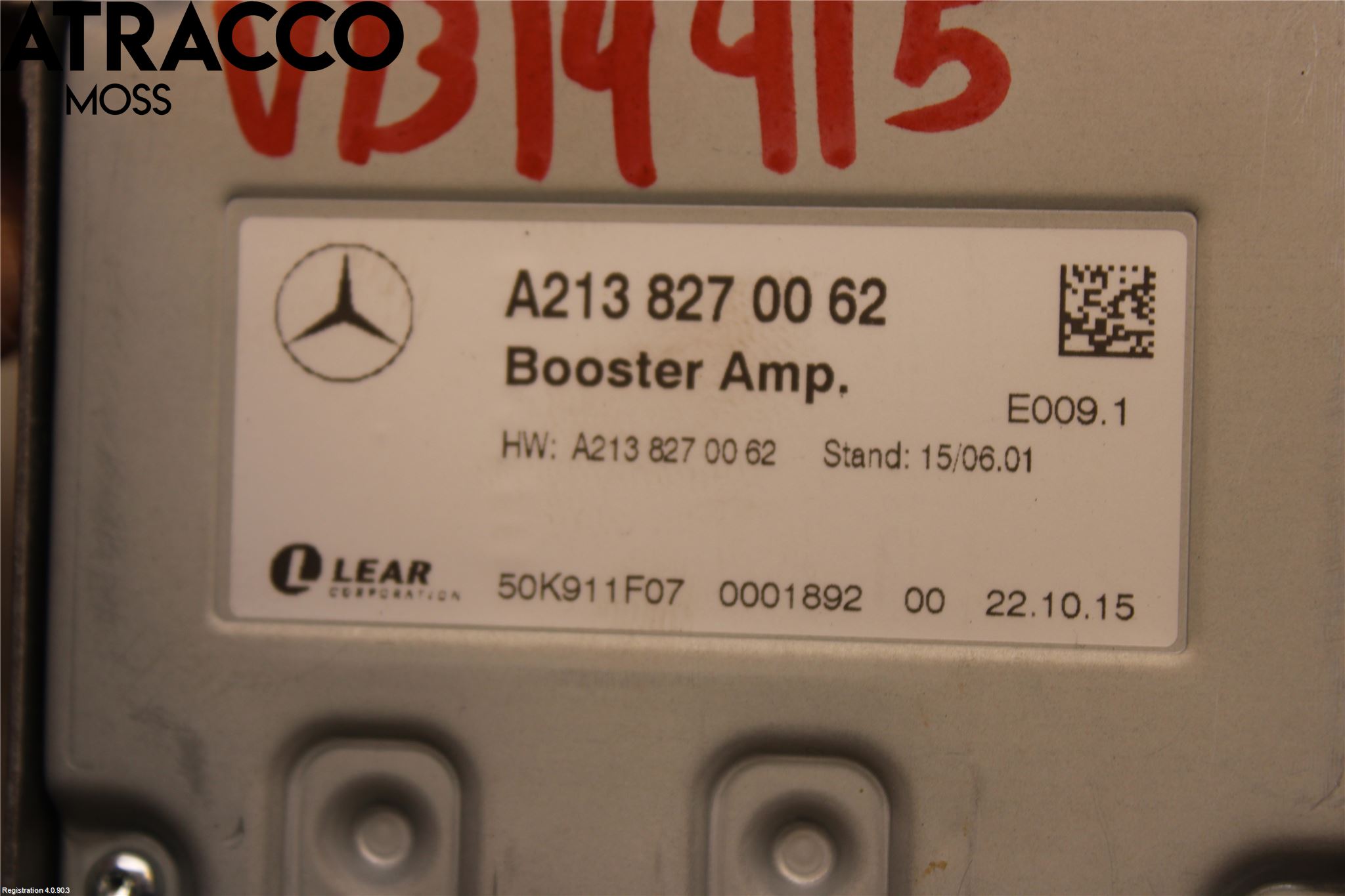 Mercedes-Benz MB E-KLASS (W213) 16-23 Radio-Stereo Förstärkare