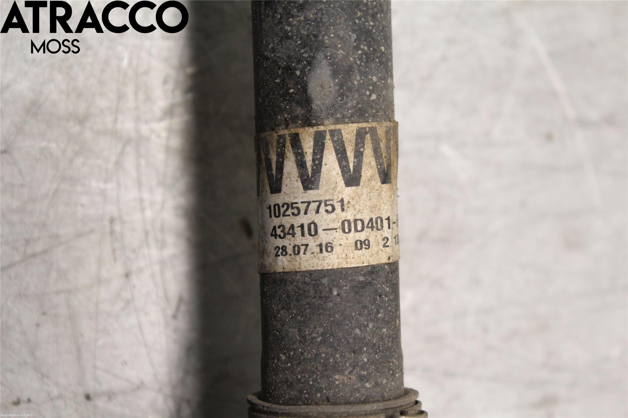 Toyota YARIS XP130 15-20 Drivaxel Fram Höger