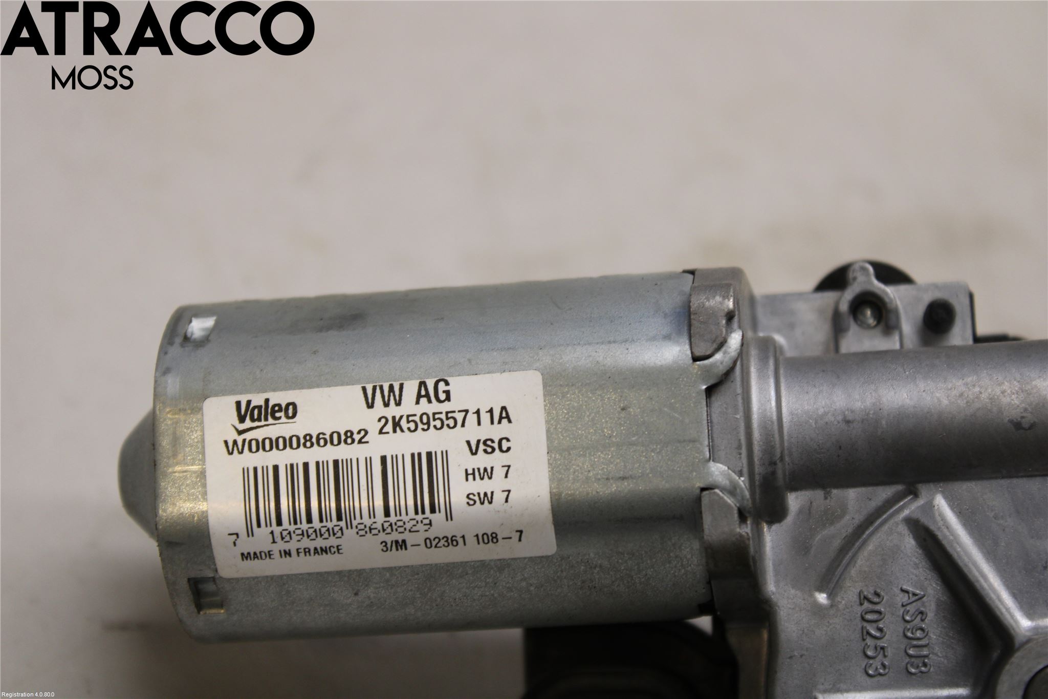 Volkswagen VW CADDY 16-20 Torkarmotor Baklucka