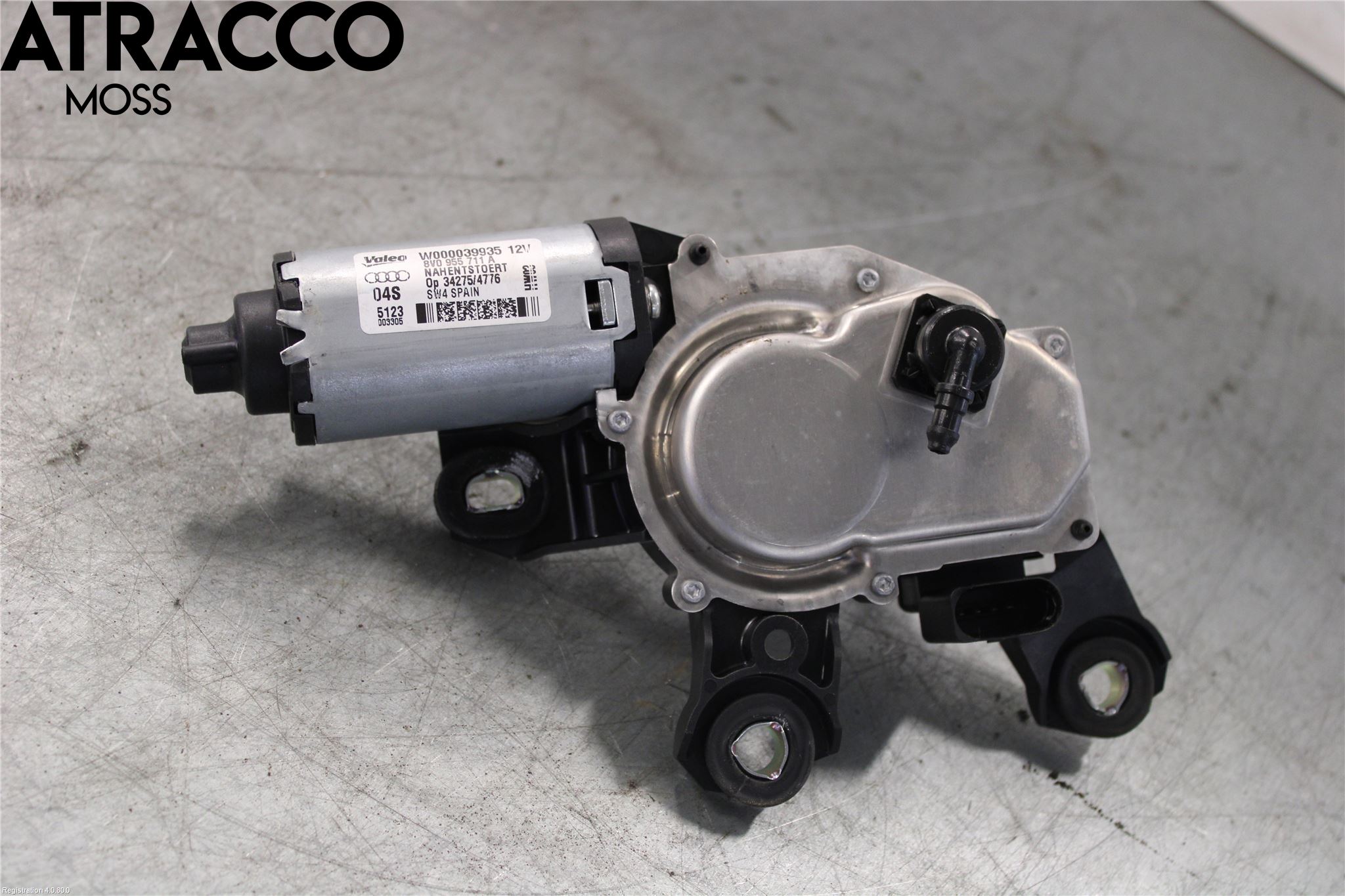 Audi A3/S3 8V 13-20 Torkarmotor Baklucka
