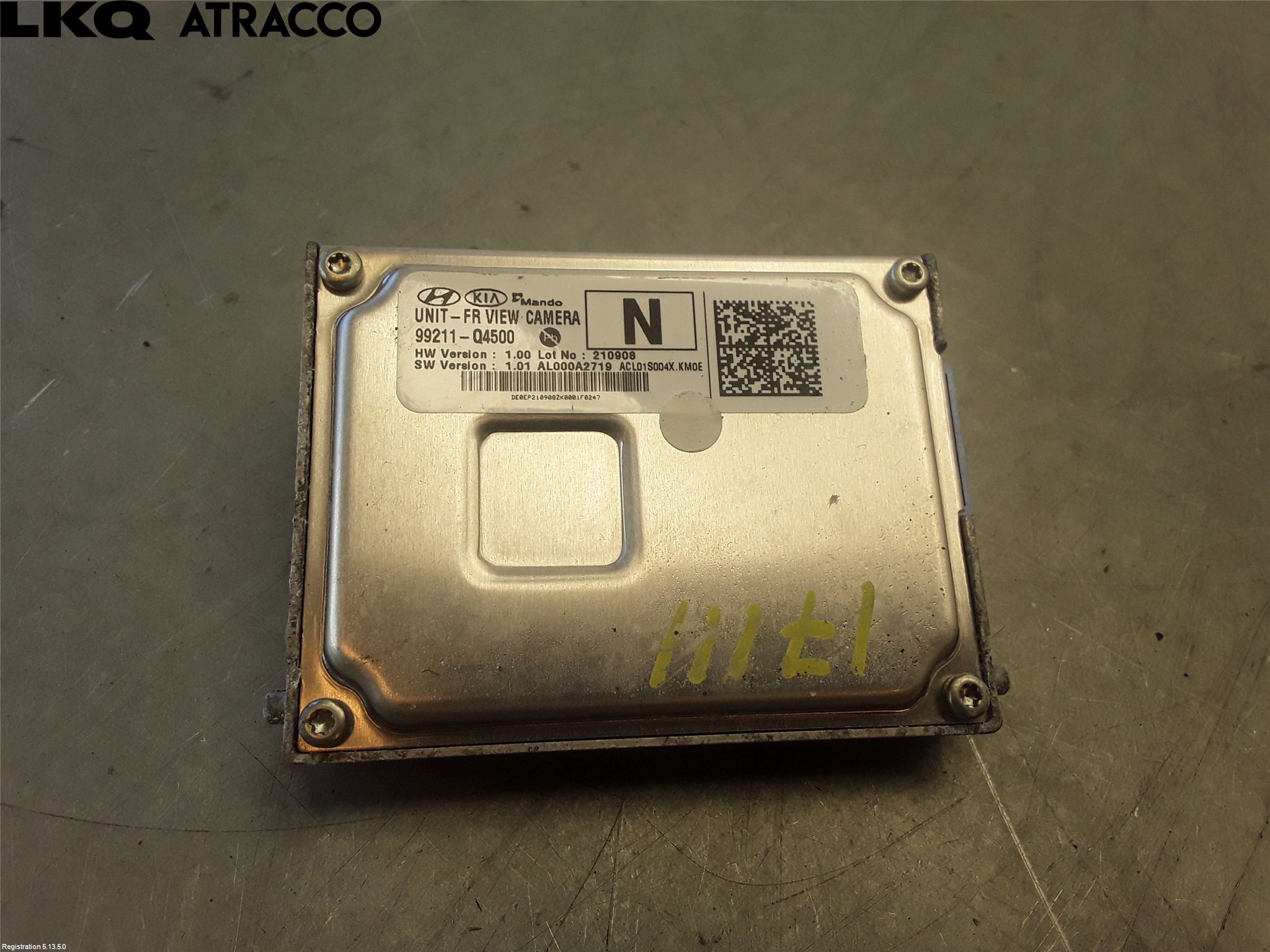 Kia NIRO (DE) 17-22 Parkeringshjälp Kamera