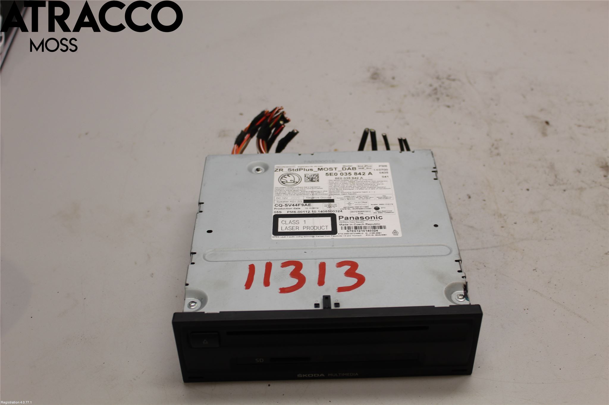 Skoda OCTAVIA (5E) 13-20 Cd Radio - Multimediapanel