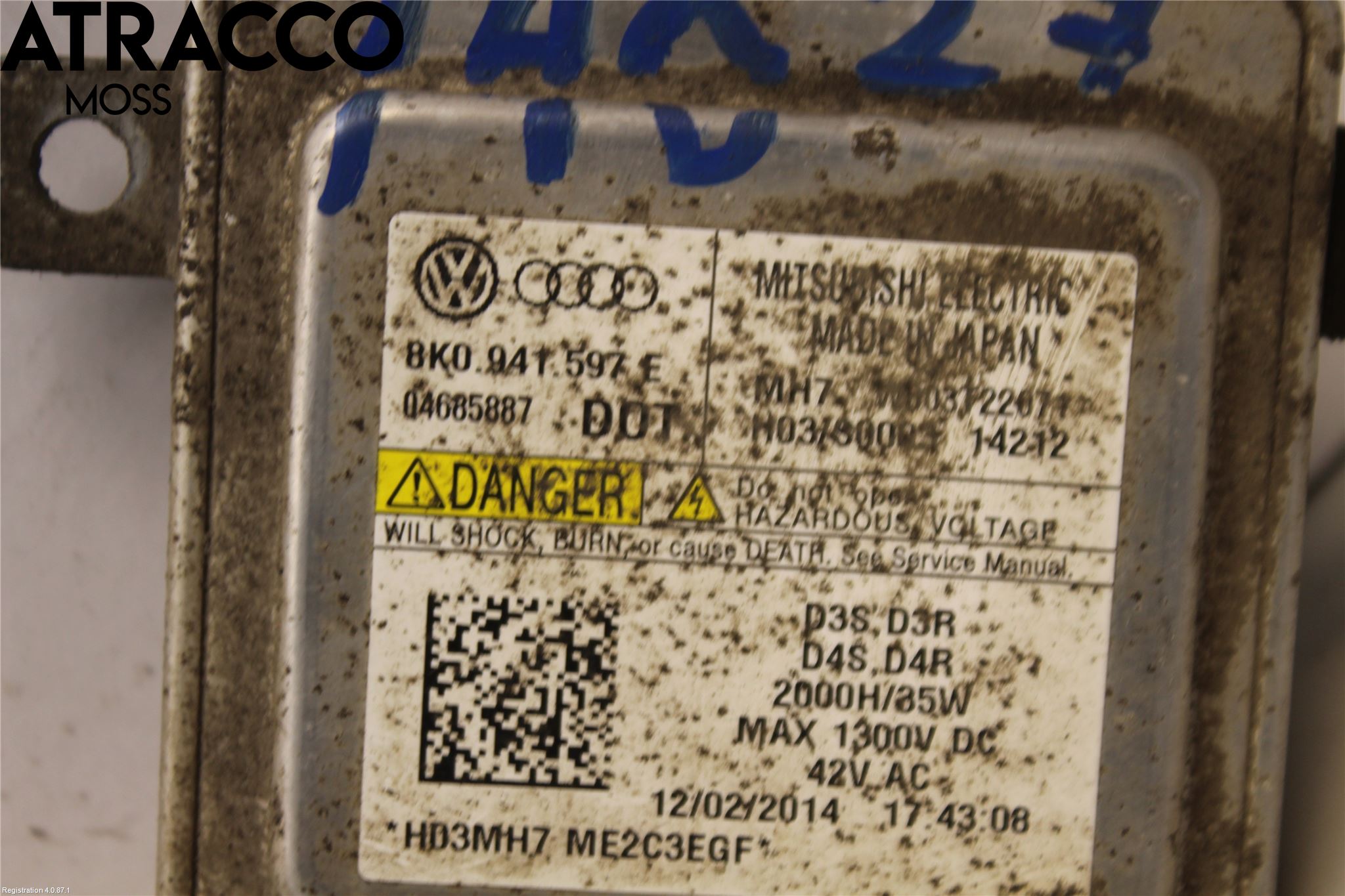 Volkswagen VW TOURAN 10-15 Styrenhet Strålkastare