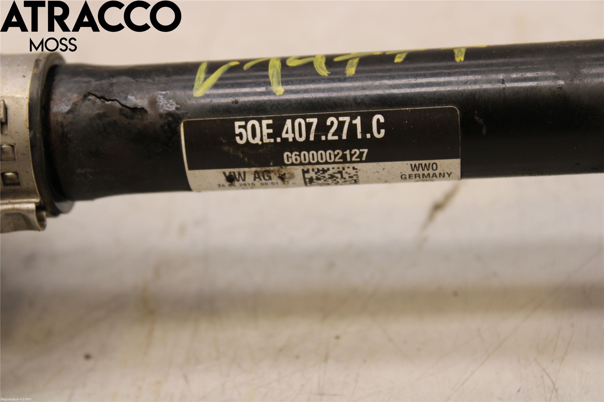 Volkswagen VW GOLF / E-GOLF VII 13-20 Drivaxel Fram Vänster