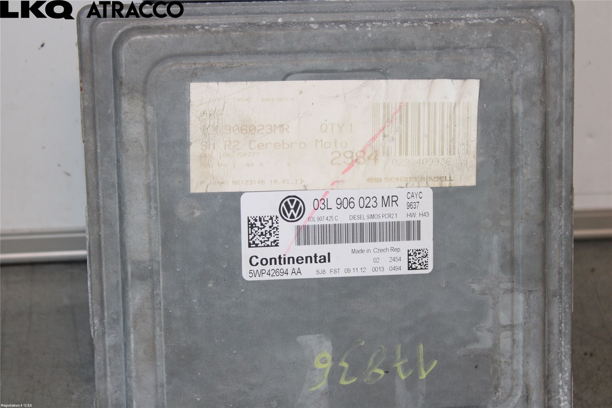 Volkswagen VW GOLF VI 09-13 Styrenhet Insprut Bensin