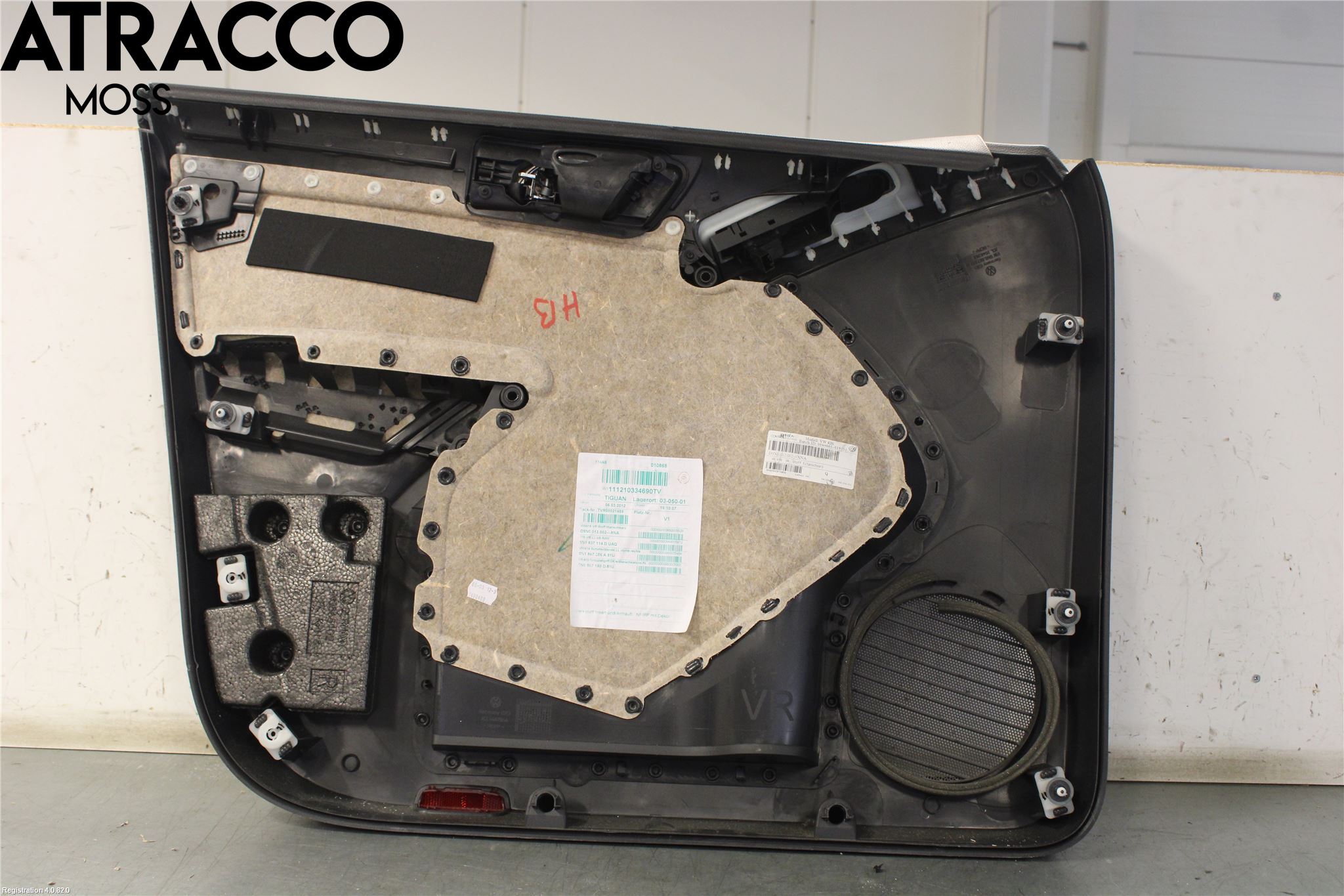 Volkswagen VW TIGUAN 07-16 Dörrklädsel Inlägg-List Hö