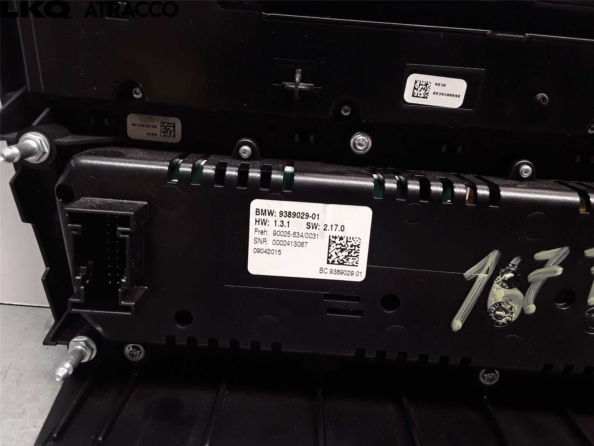 BMW 5 F10/F11/F18 09-17 Ac Styrenhet Ac Manöveren