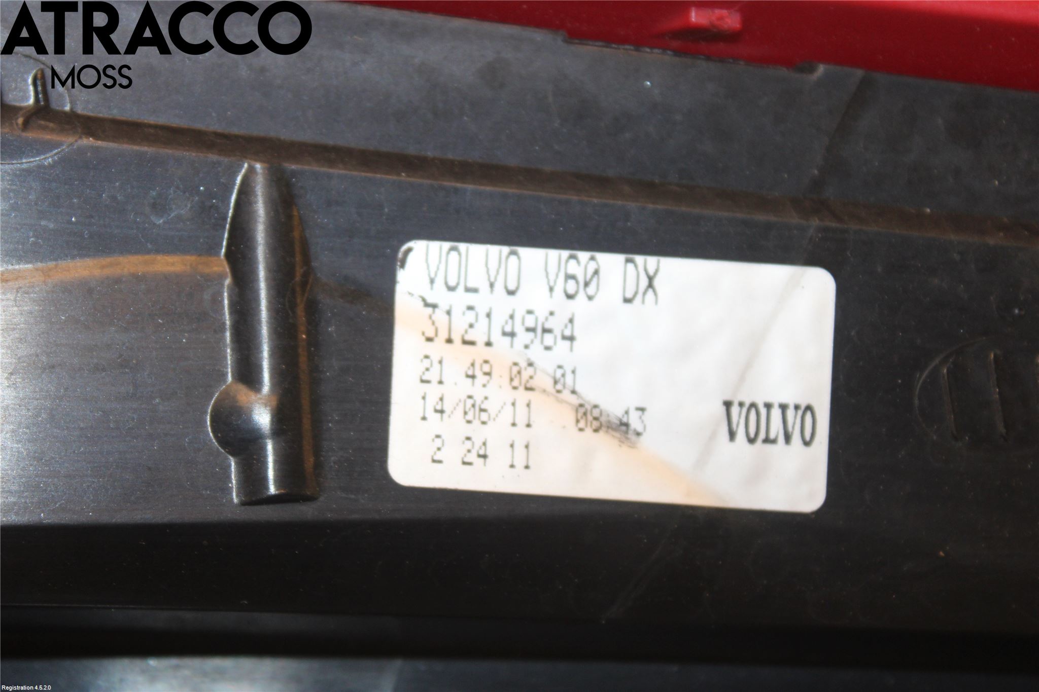 Volvo V60 11-13 Bakljus Höger