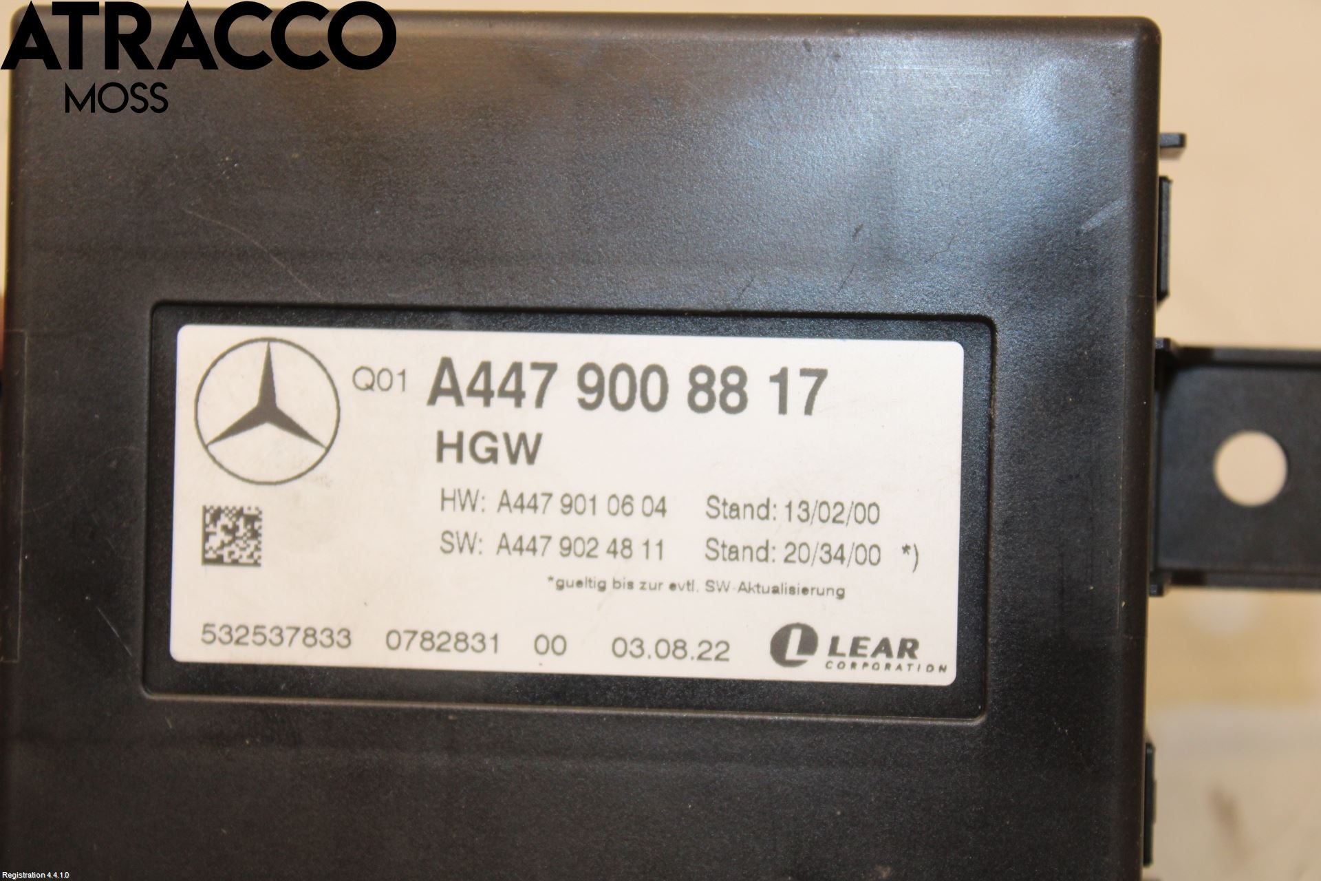 Mercedes-Benz MB EQV (447) 21- Styrenhet Övrigt
