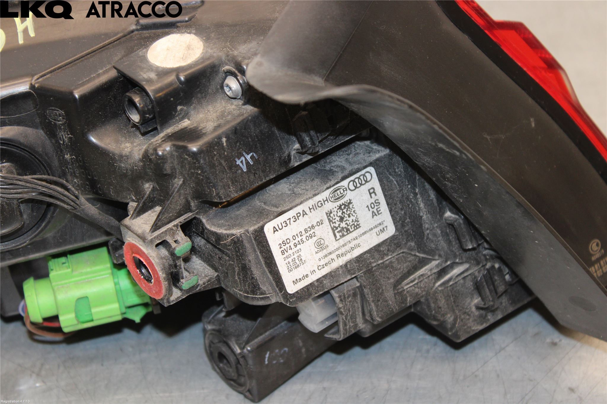 Audi A3/S3 8V 13-20 Bakljus Höger