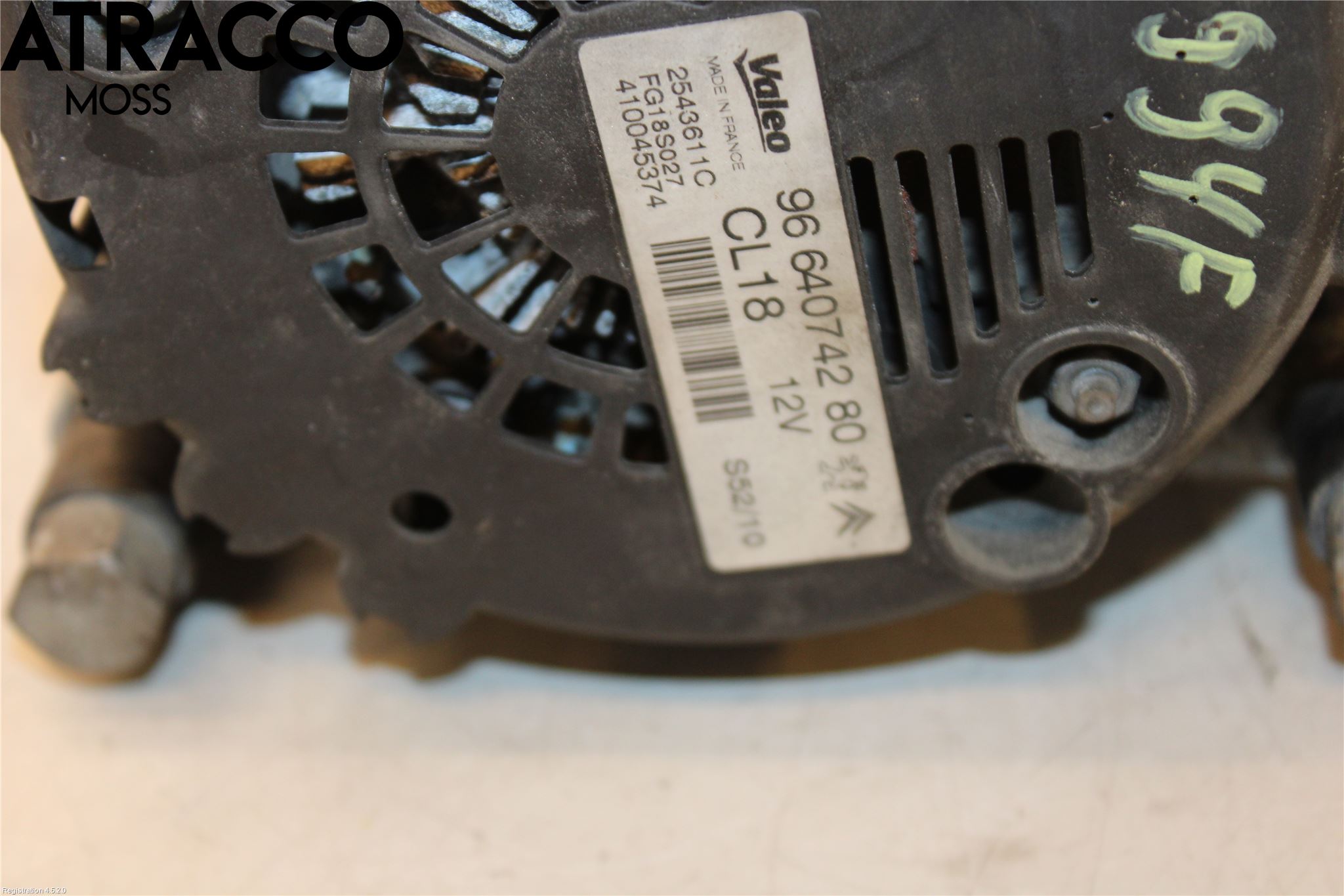Peugeot 3008 09-16 Generator