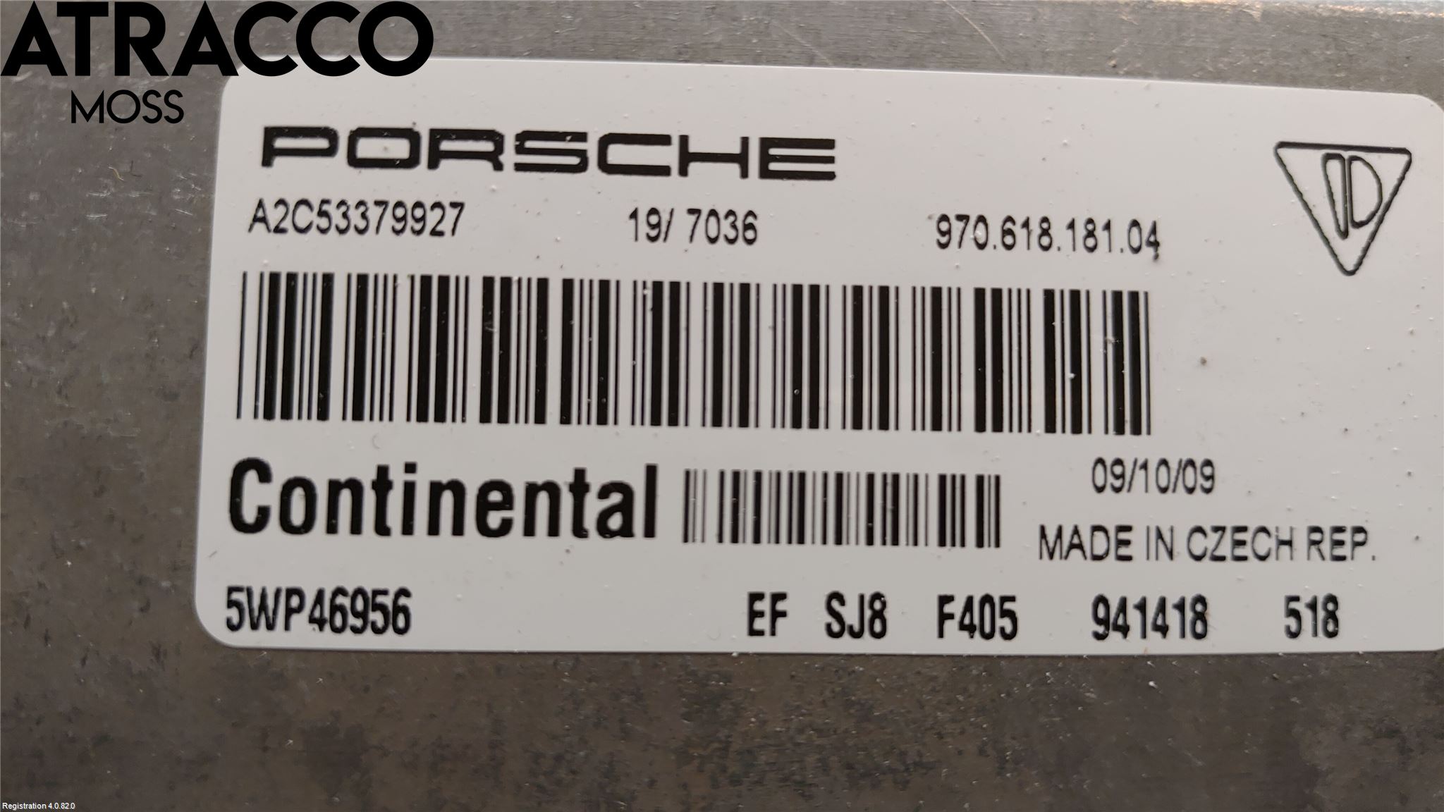 Porsche PANAMERA 09- Styrenhet Övrigt