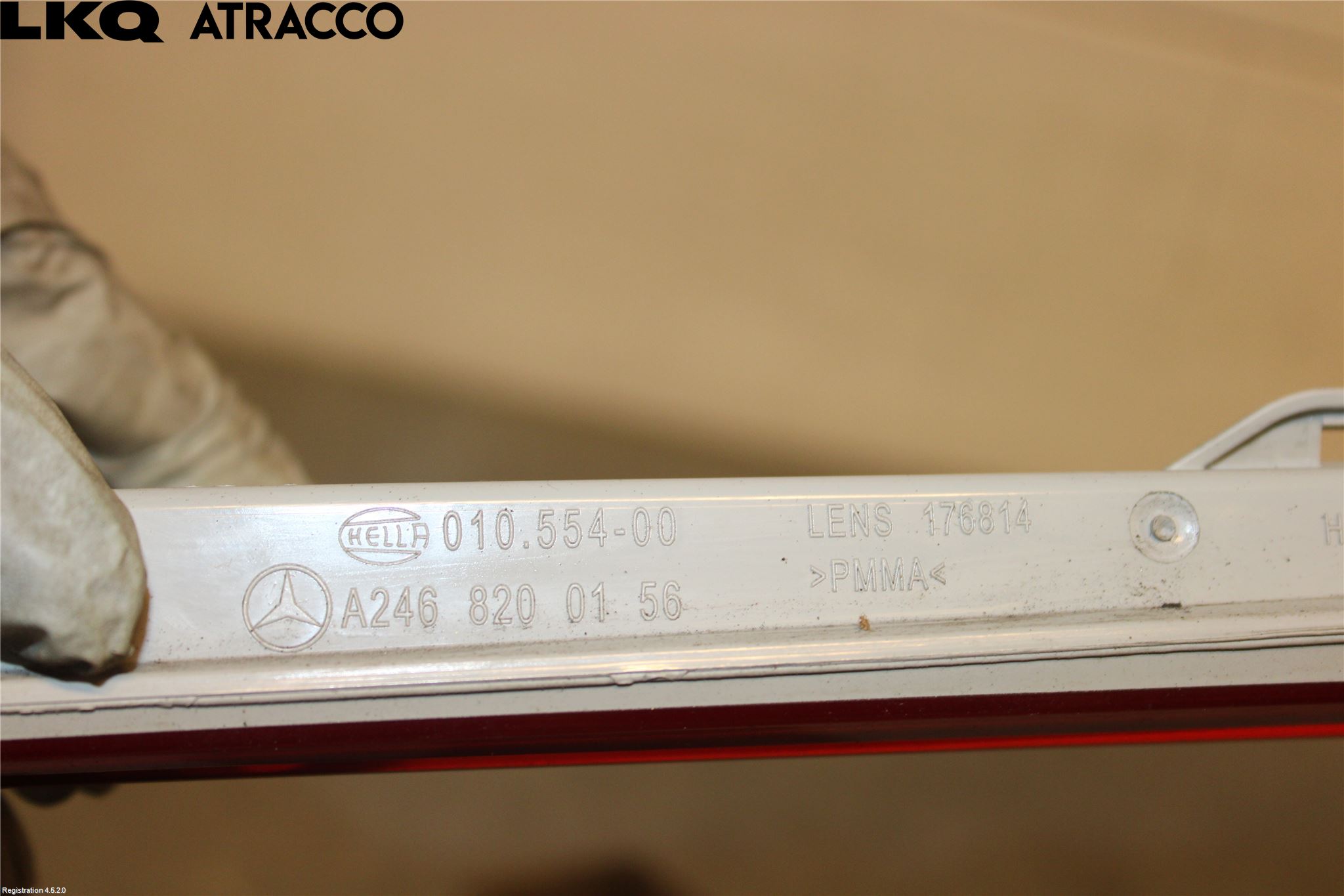Mercedes-Benz MB B-KLASS (W246/W242) 12-19 Bromsljus Bakruta