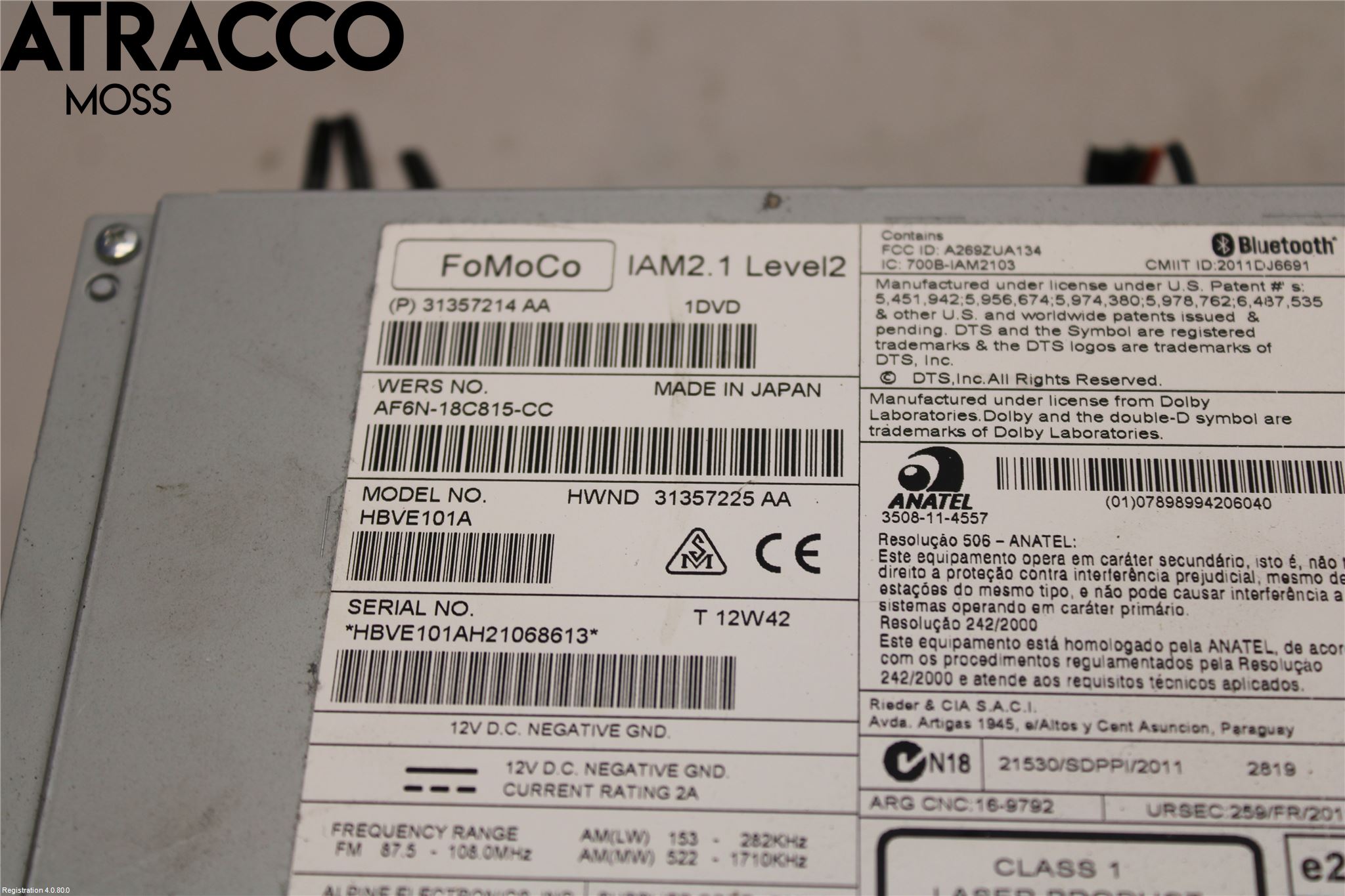 Volvo V70 08-13 Cd Radio - Multimediapanel