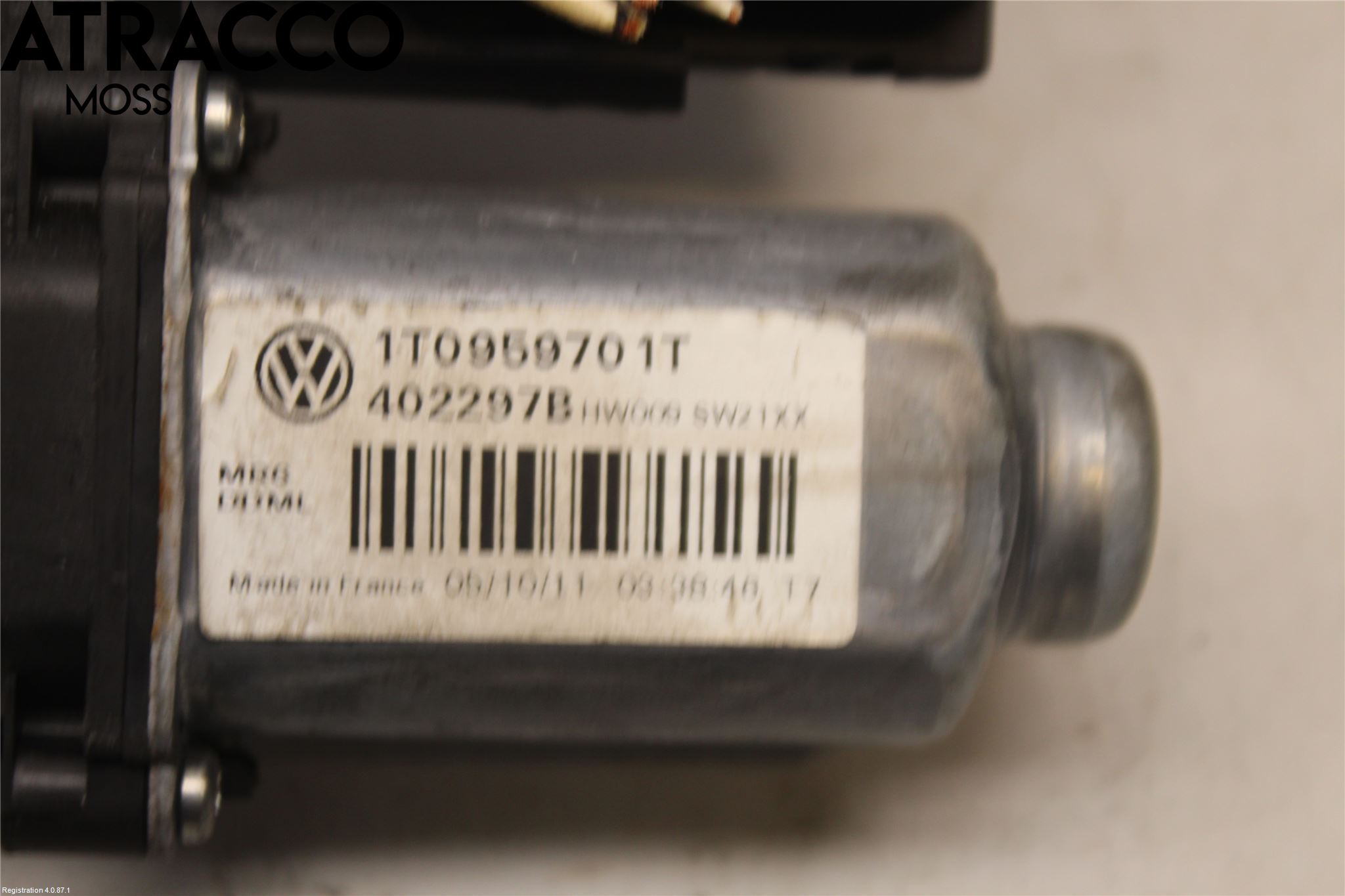 Volkswagen VW TOURAN 10-15 Fönsterhissmotor