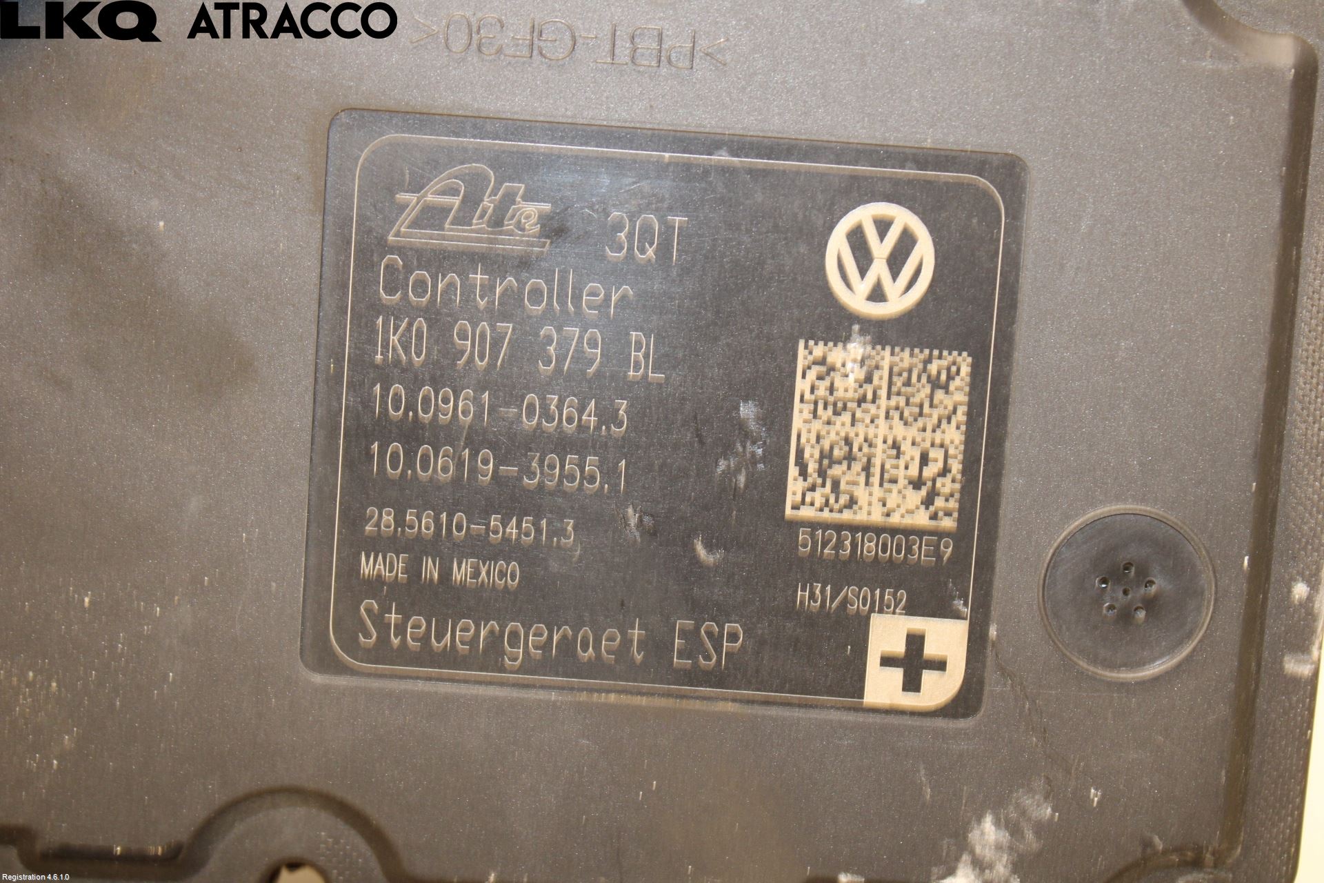 Volkswagen VW GOLF VI 09-13 Abs Hydraulaggregat