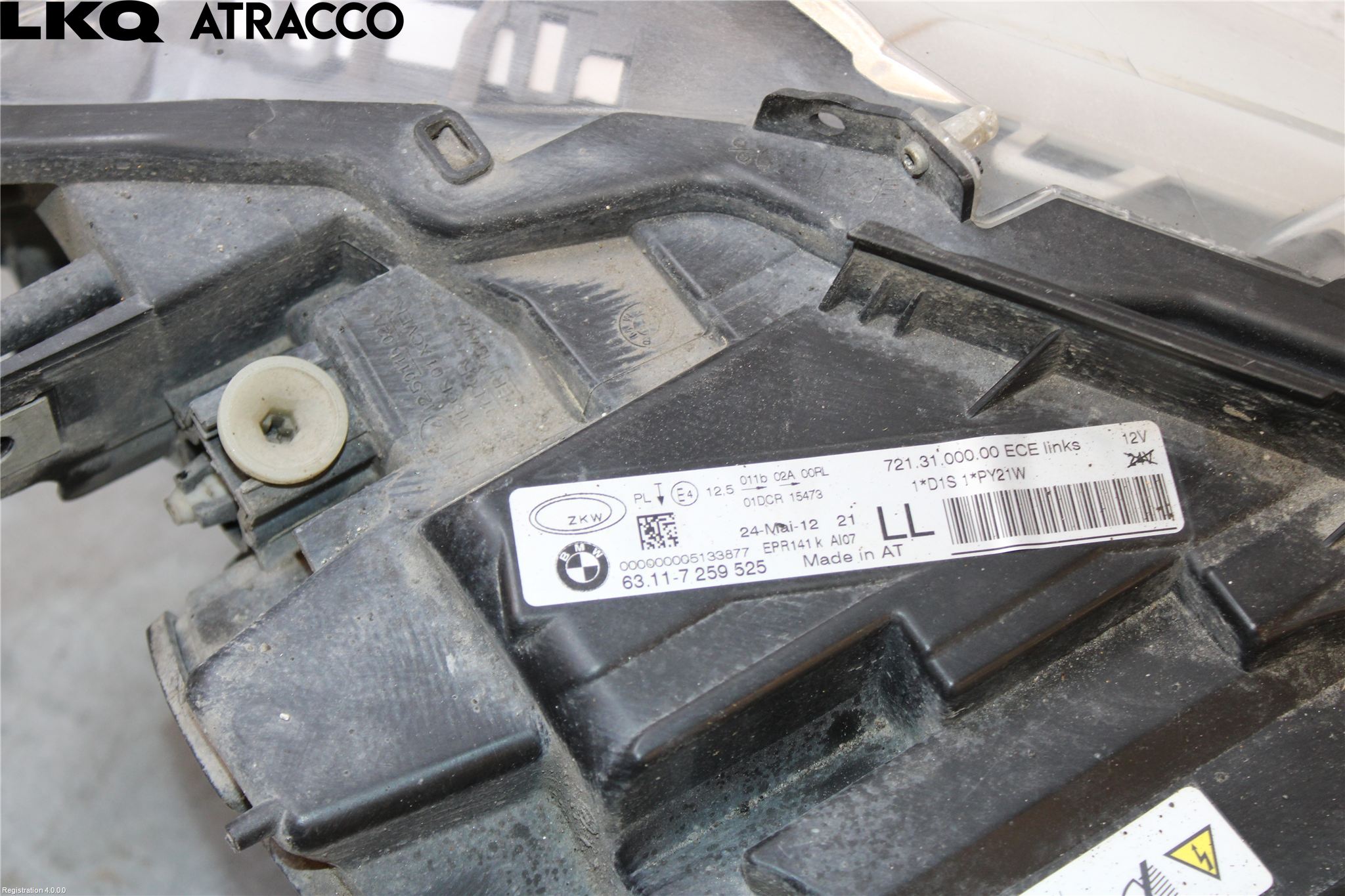 BMW 3 F30/F31/F80 12-19 Strålkastare Vänster