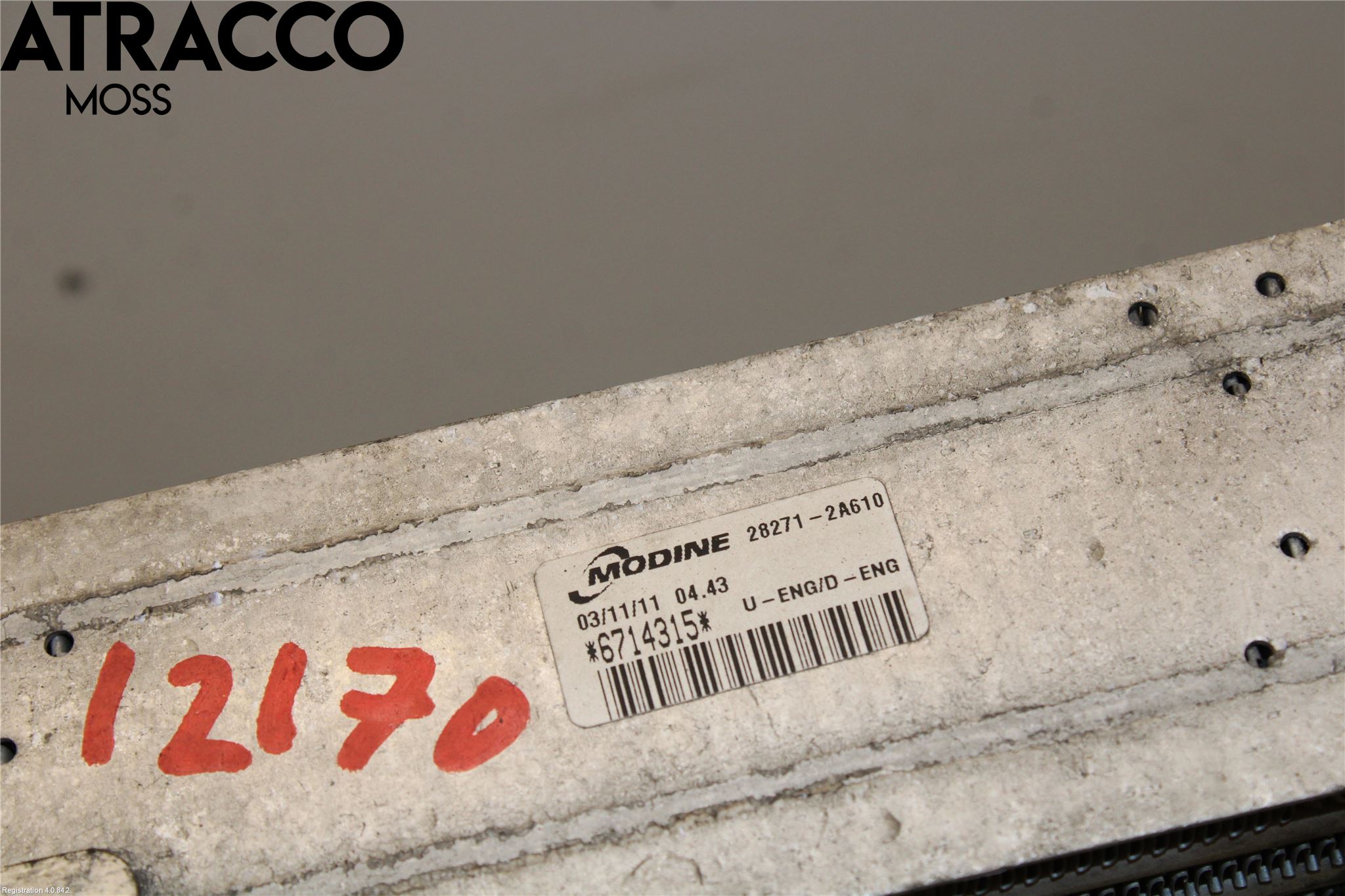 Kia CEED 06-12 Laddluft-Intercooler Kyl